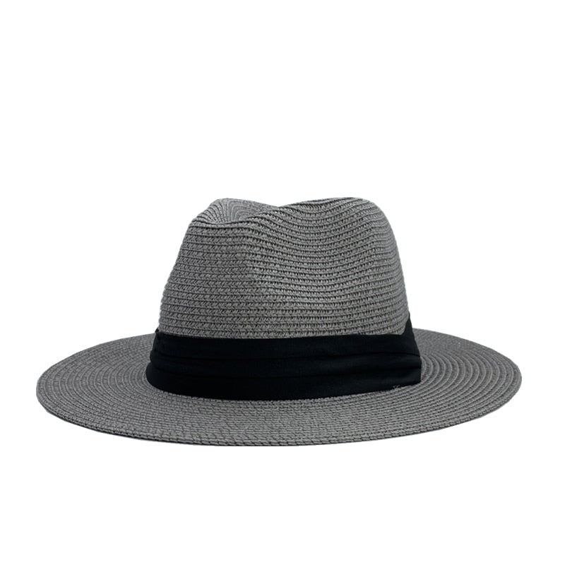 Panamansk stråhat - Grå - women's fashion - {{ product_tags }