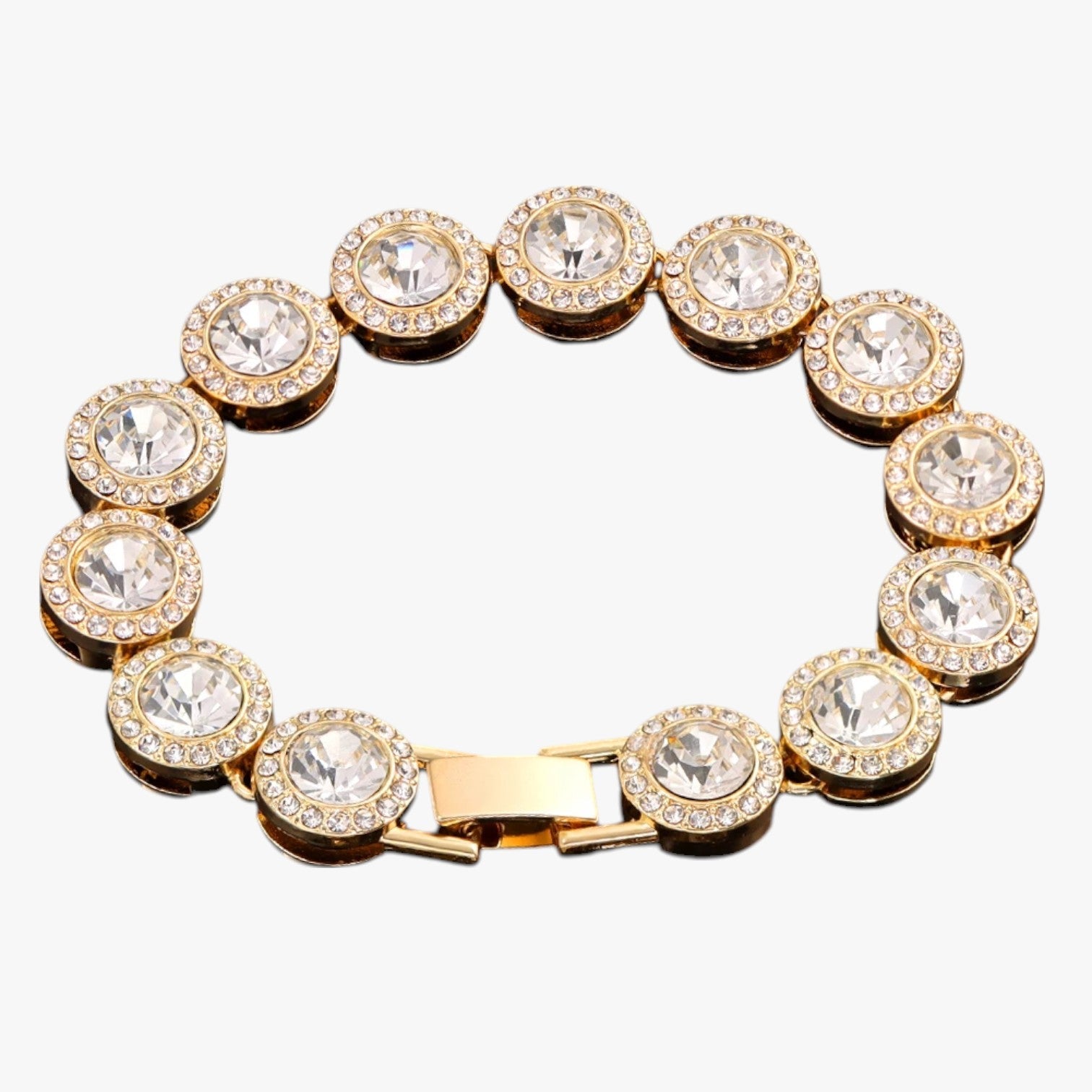 Emery | Tennisarmbånd med Hjerte- og Krystaldangler – Hip Hop Elegance til Enhver Lejlighed - Guld 3 - Emery | Tennisarmbånd med Hjerte- og Krystaldangler – Hip Hop Elegance til Enhver Lejlighed - €25 - {{ product_tags }