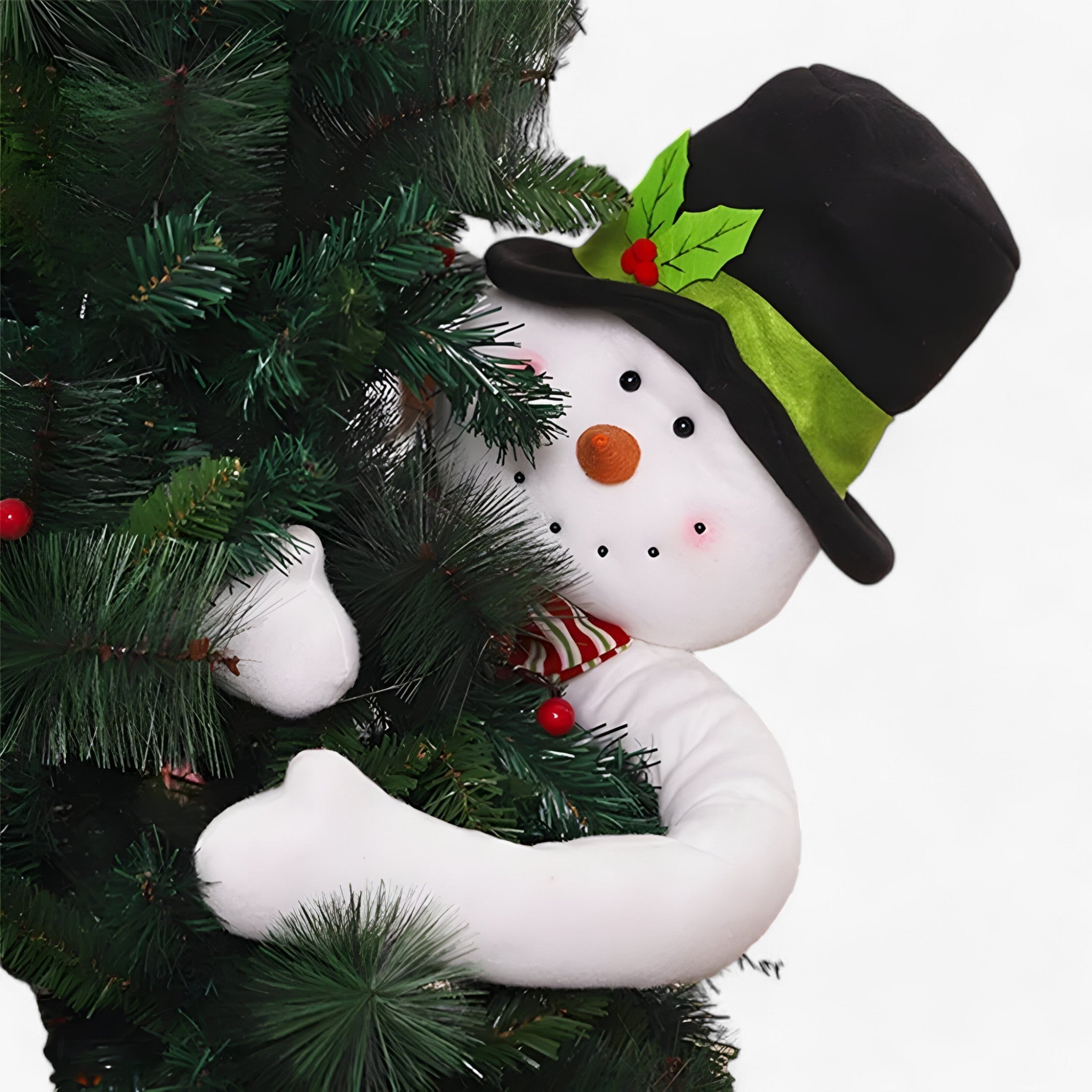 SantaHug | Juledekoration 105 cm – Giv din gran et roligt touch - Sne-mand - christmas - {{ product_tags }
