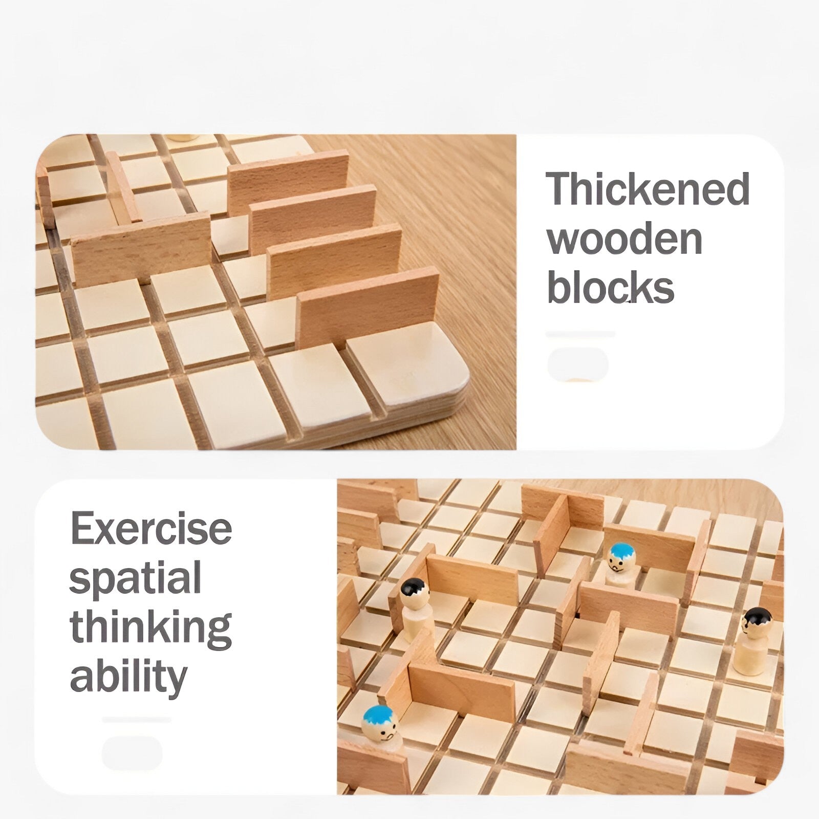 Slim Strategi | Træ Quoridor Spil til Familier - - other - {{ product_tags }