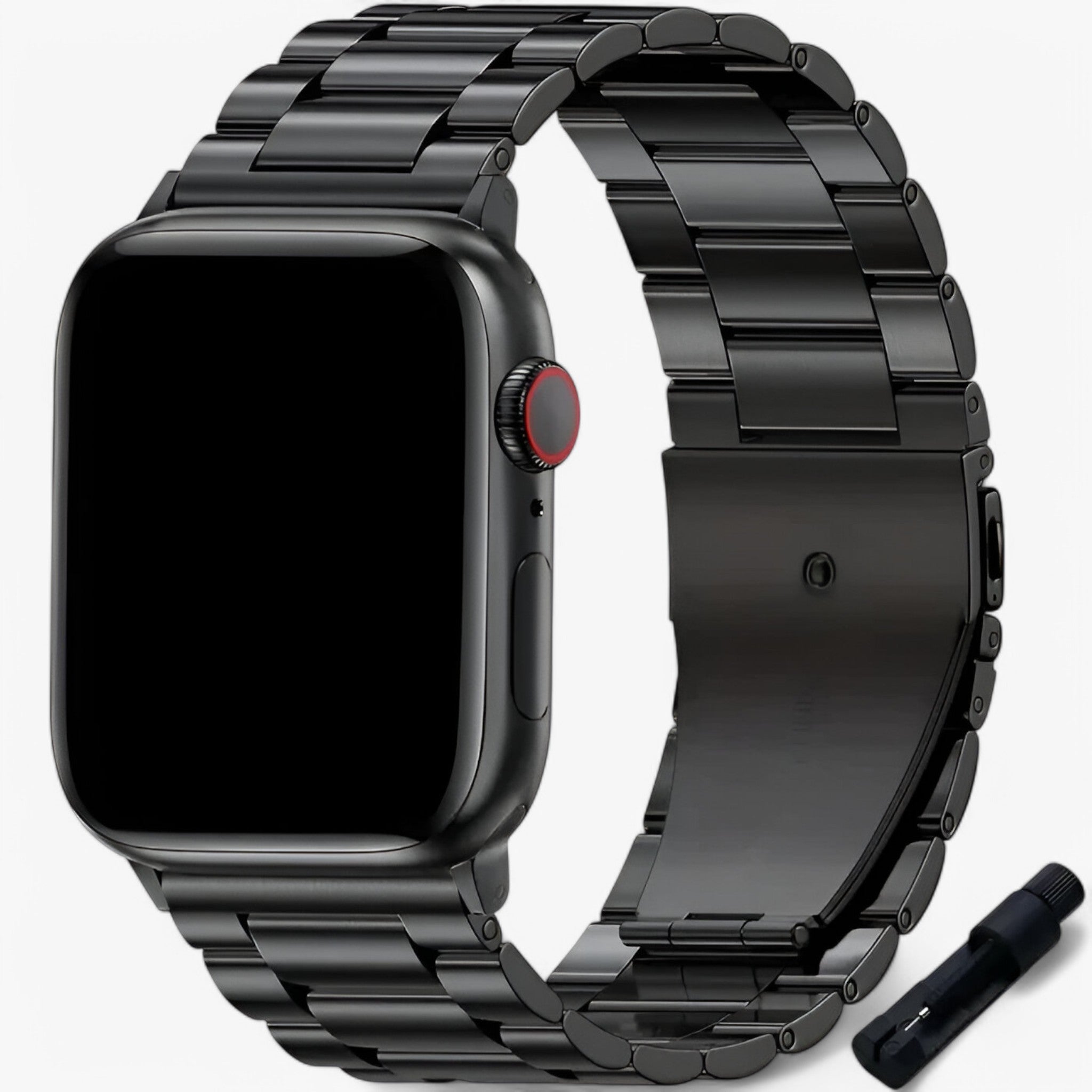 Yannis | Elegant stålarmbånd til smartur - Sort - watches - {{ product_tags }