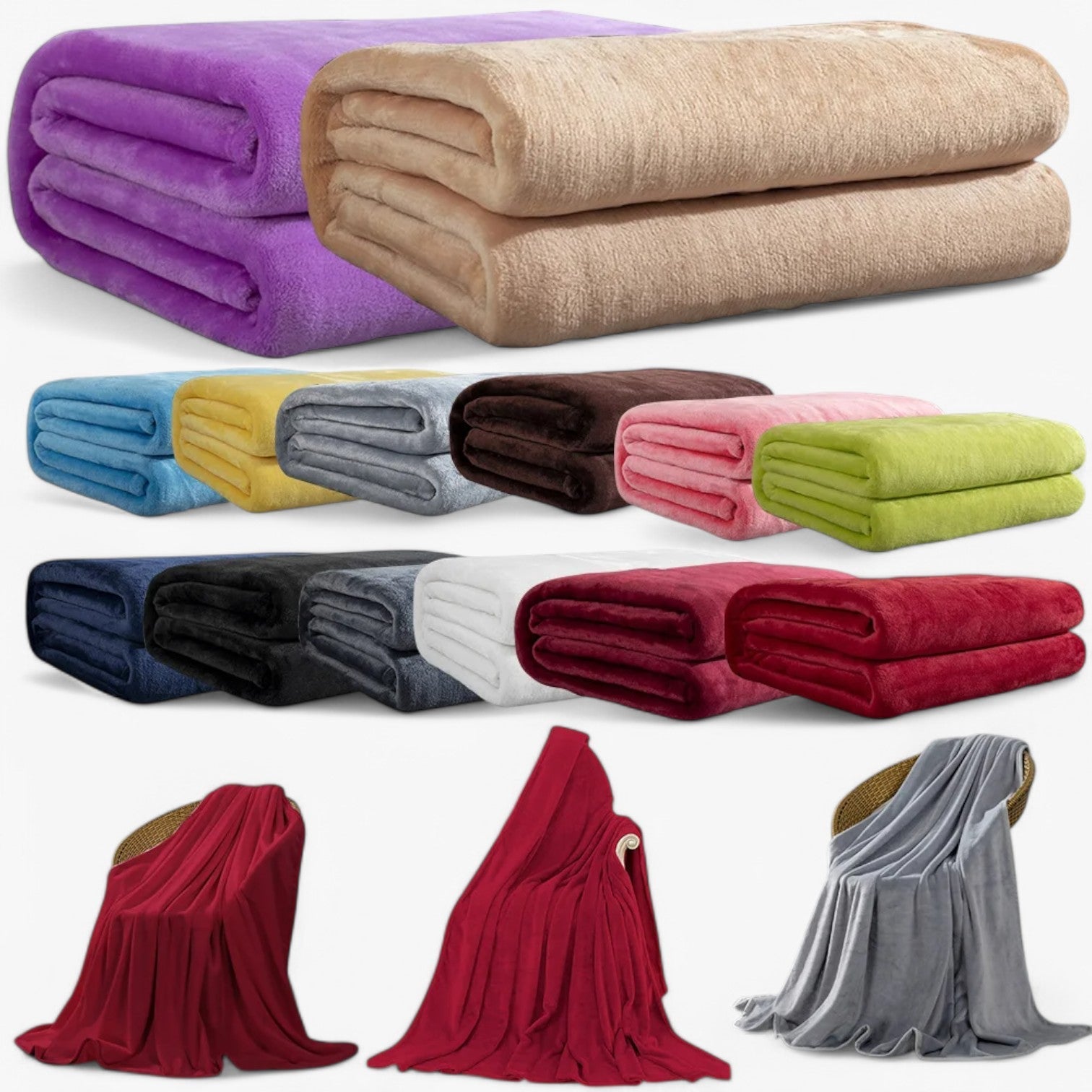 Lyra | Flanell blød tæppe – Varme og komfort til ethvert rum - - house & garden - {{ product_tags }
