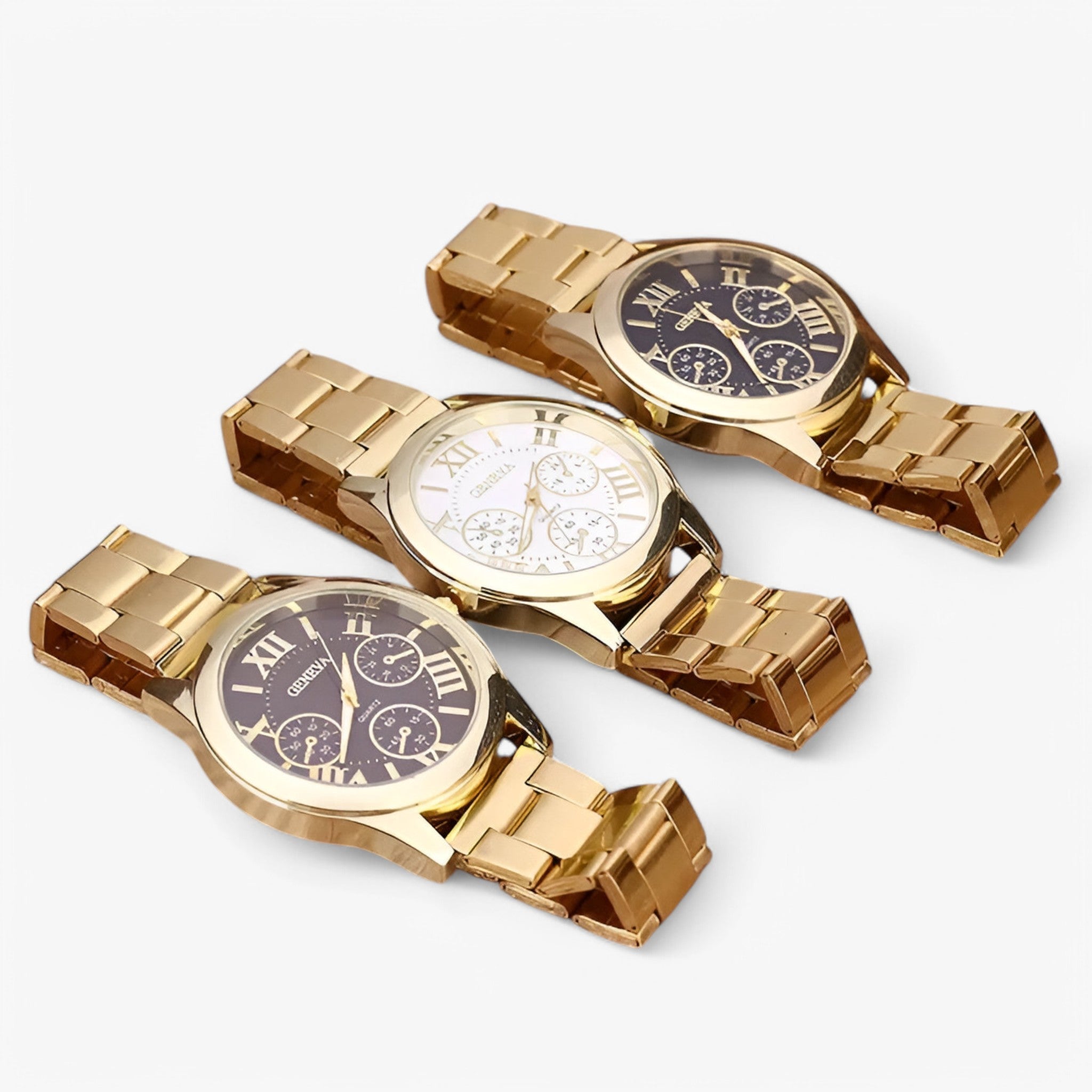 Lorenzo | Casual herreur i stål med 3 urskiver - - watches - {{ product_tags }