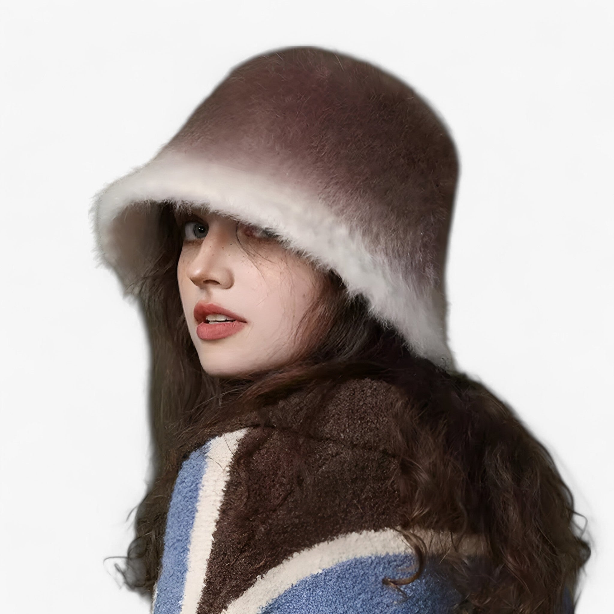 Olivia | Varme Kaninlud Fiskerhat - Elegant Stil og Komfort - Khaki 56-58CM - winter - {{ product_tags }