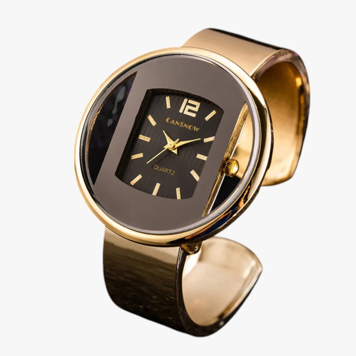 Micah | Dameur med mode stålarmbånd - Sort guld - watches - {{ product_tags }