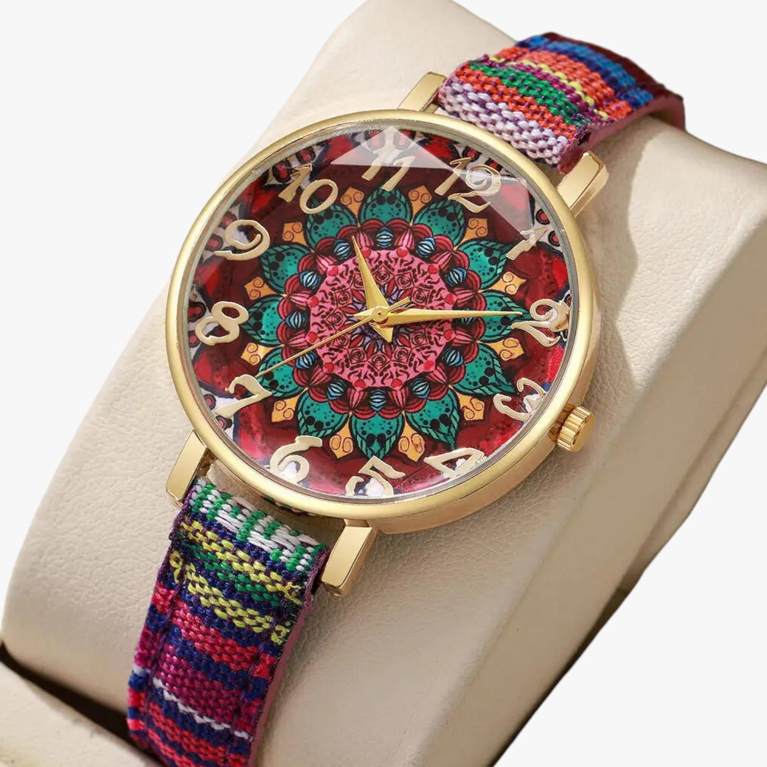 Elora | Vintage blomsterur til damer - Lyserød Uden Æske - watches - {{ product_tags }