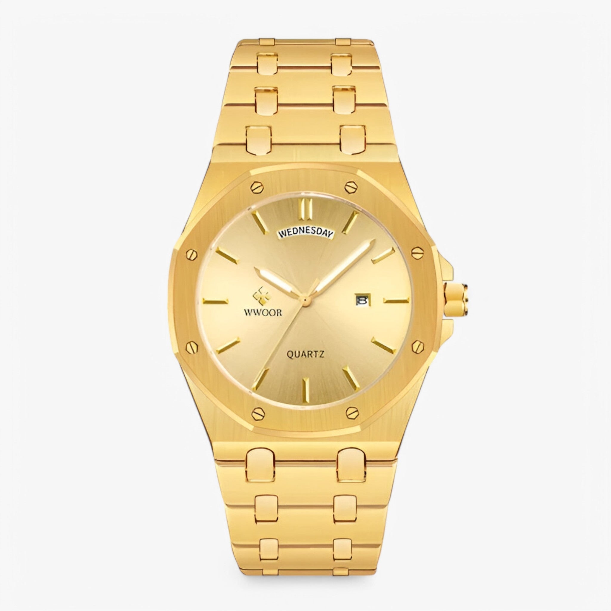 Magnus | Luksus sportsur lavet af rustfrit stål - guld guld - watches - {{ product_tags }