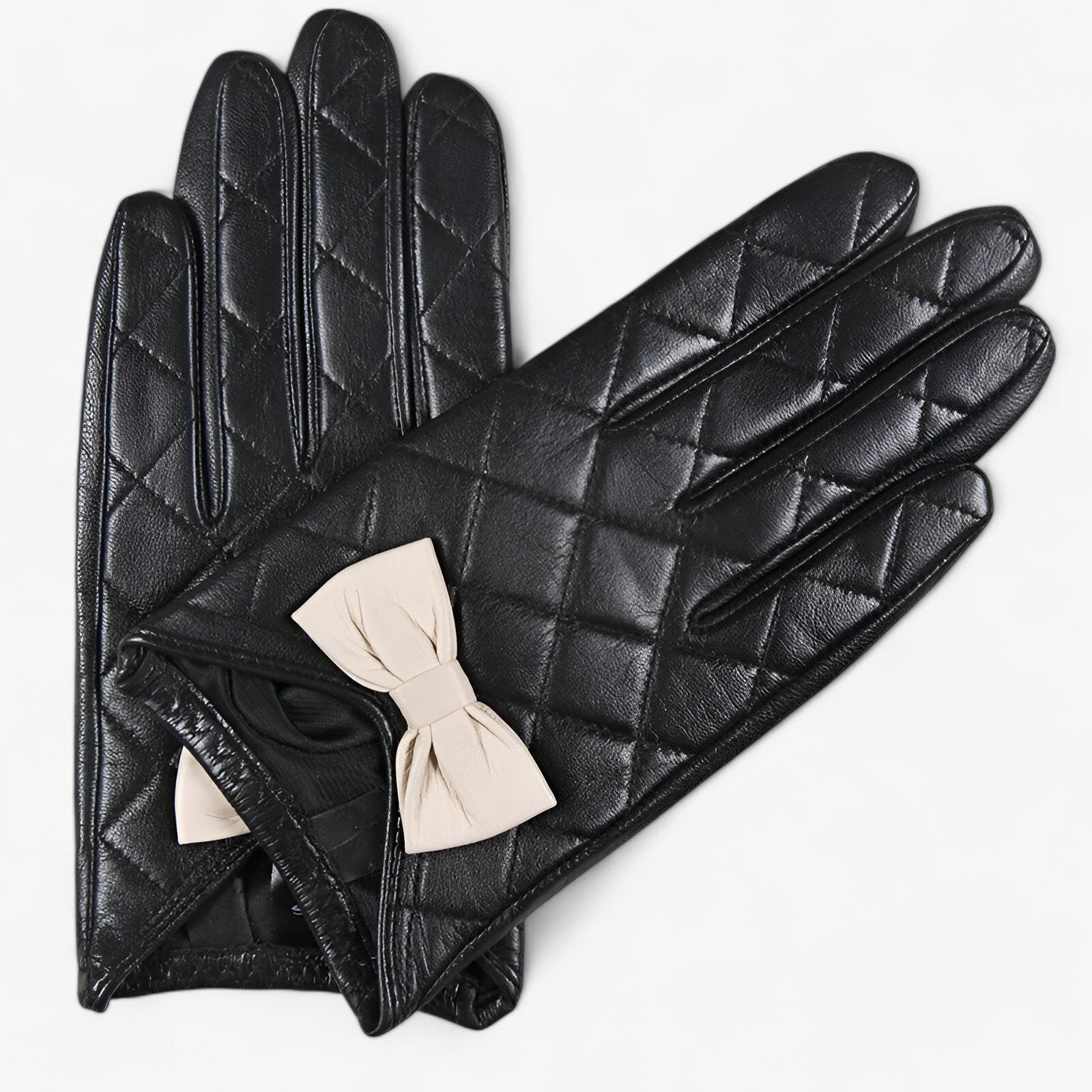 Liza | Chic & Varm Læderhandsker - Touchscreen & Komfort - Sort touchscreen - winter - {{ product_tags }