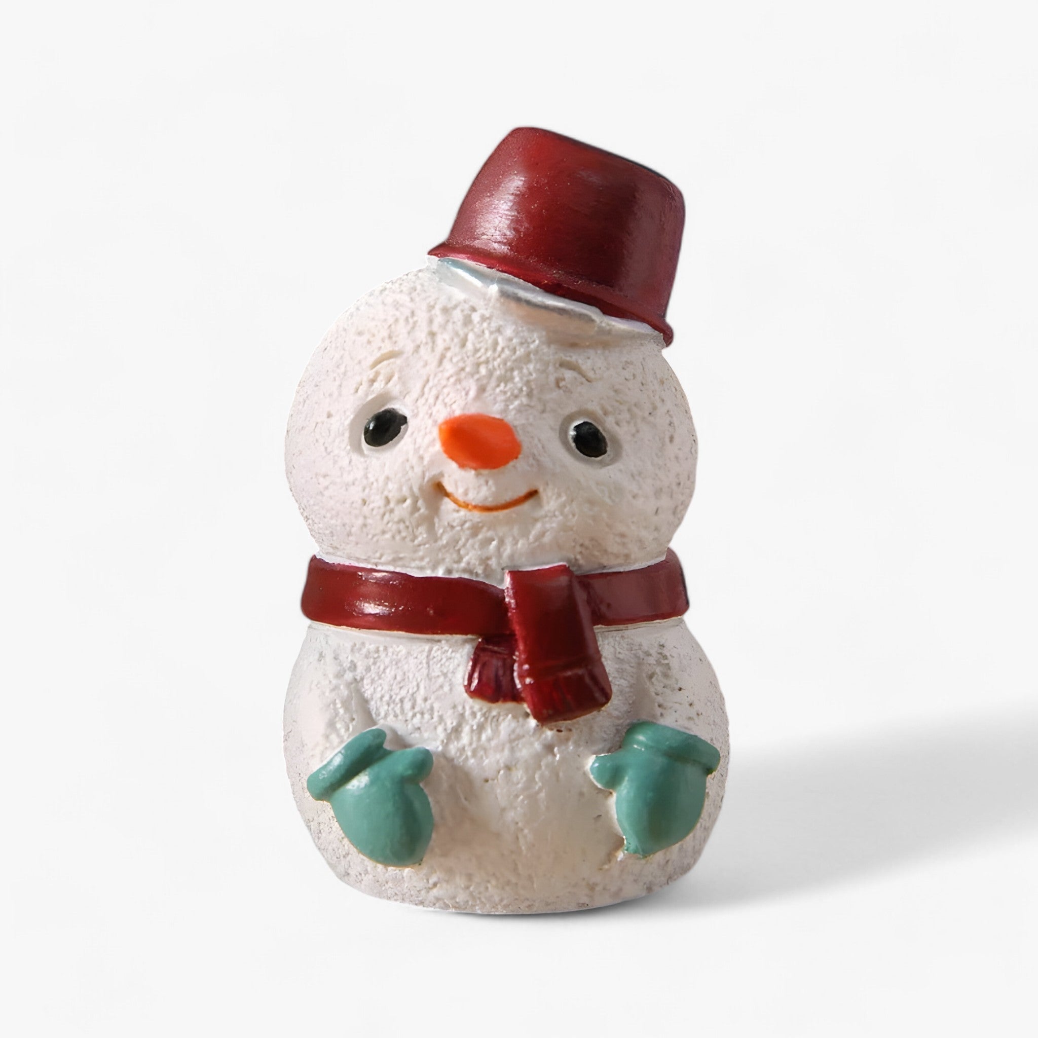 Kerstgeist | Mikro Landskab Juldekorationer - Tilføj et sødt præg til dit skrivebord og bil - Snemand - christmas - {{ product_tags }