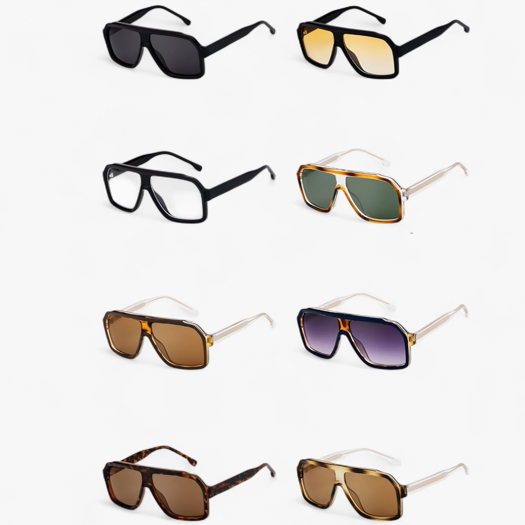 Nico | Oversized solbriller i luksusmetal - - watches - {{ product_tags }