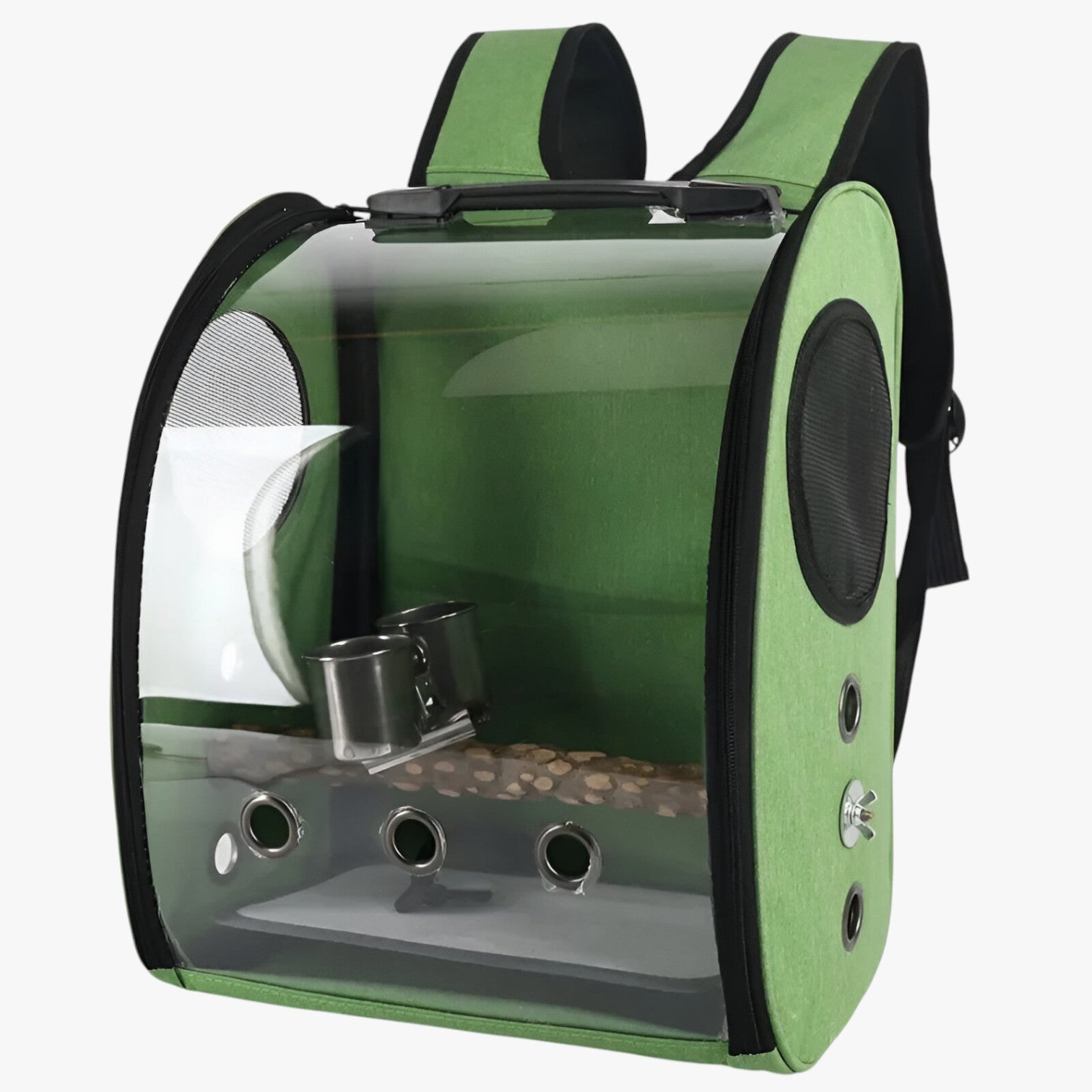 Agastya | Rummelig fuglebure – Komfortabel rejse for din fugl - Grøn Sæt - house & garden - {{ product_tags }