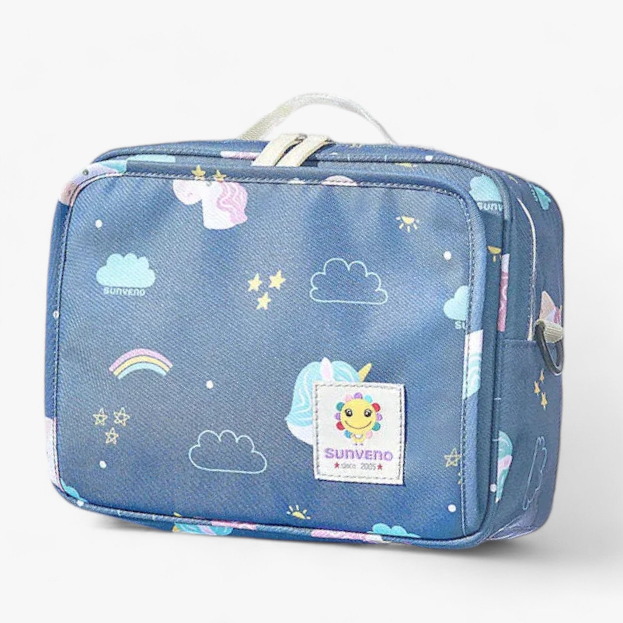 Sköttebag | Gravidtaske - Moderne og funktionel opbevaring - L Unicorn blå - baby - {{ product_tags }