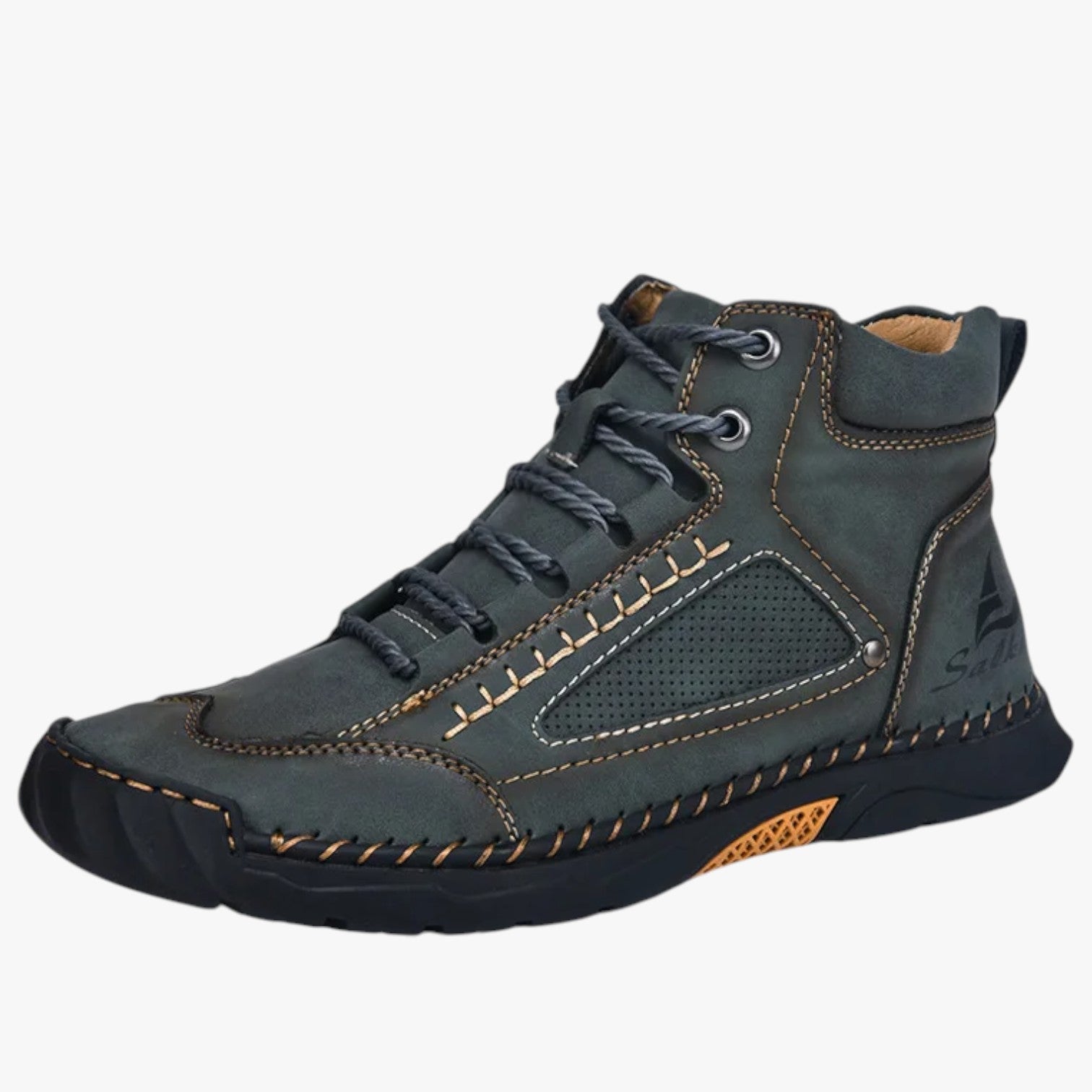 Justin | Håndlavede herresko i læder med åndbart design, casual stil premium - grøn - Justin | Håndlavede herresko i læder med åndbart design, casual stil premium - €25 - {{ product_tags }