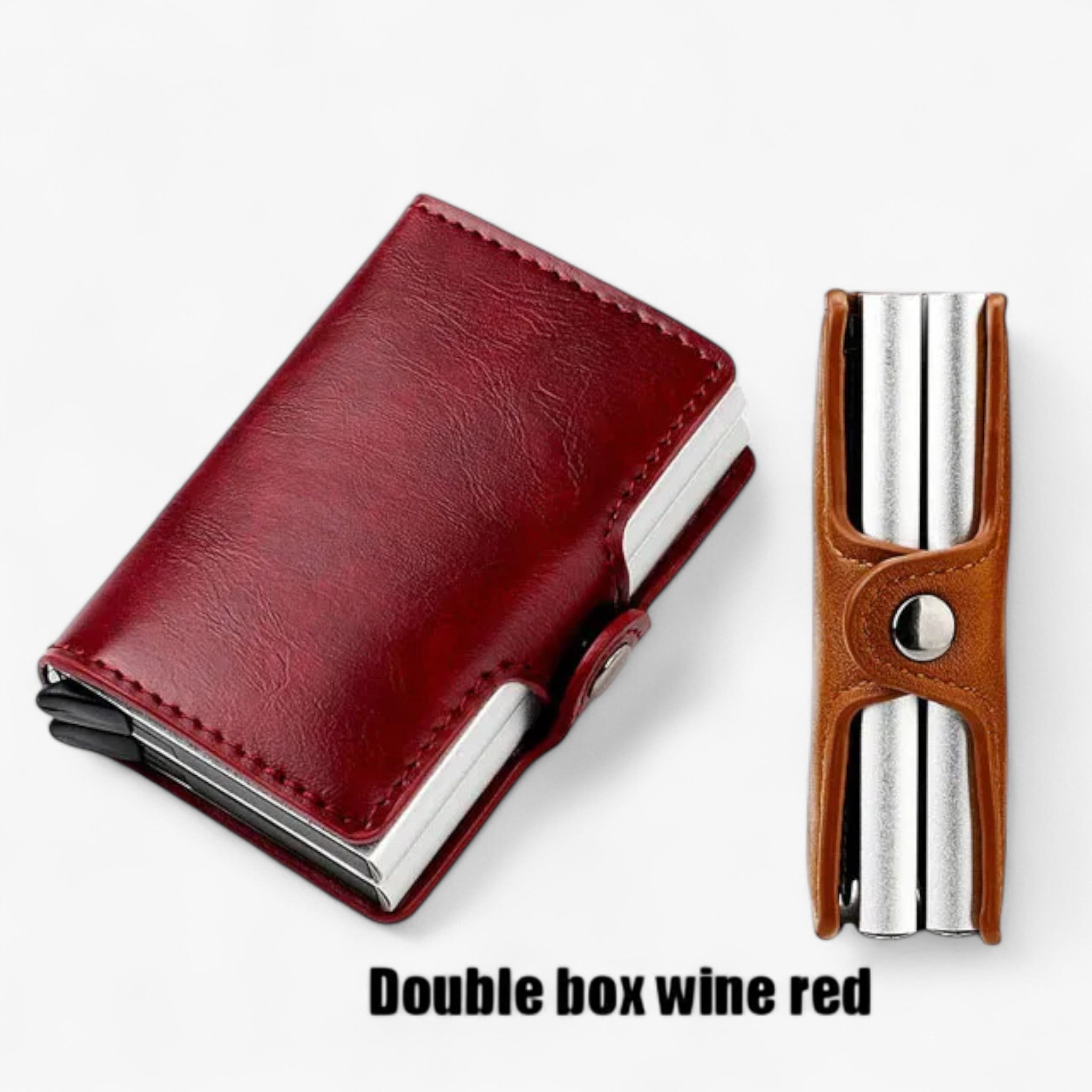 RFID-tegnebog Romeo™ – beskyt alle dine kort mod tyveri! - Vinrød - bags - {{ product_tags }
