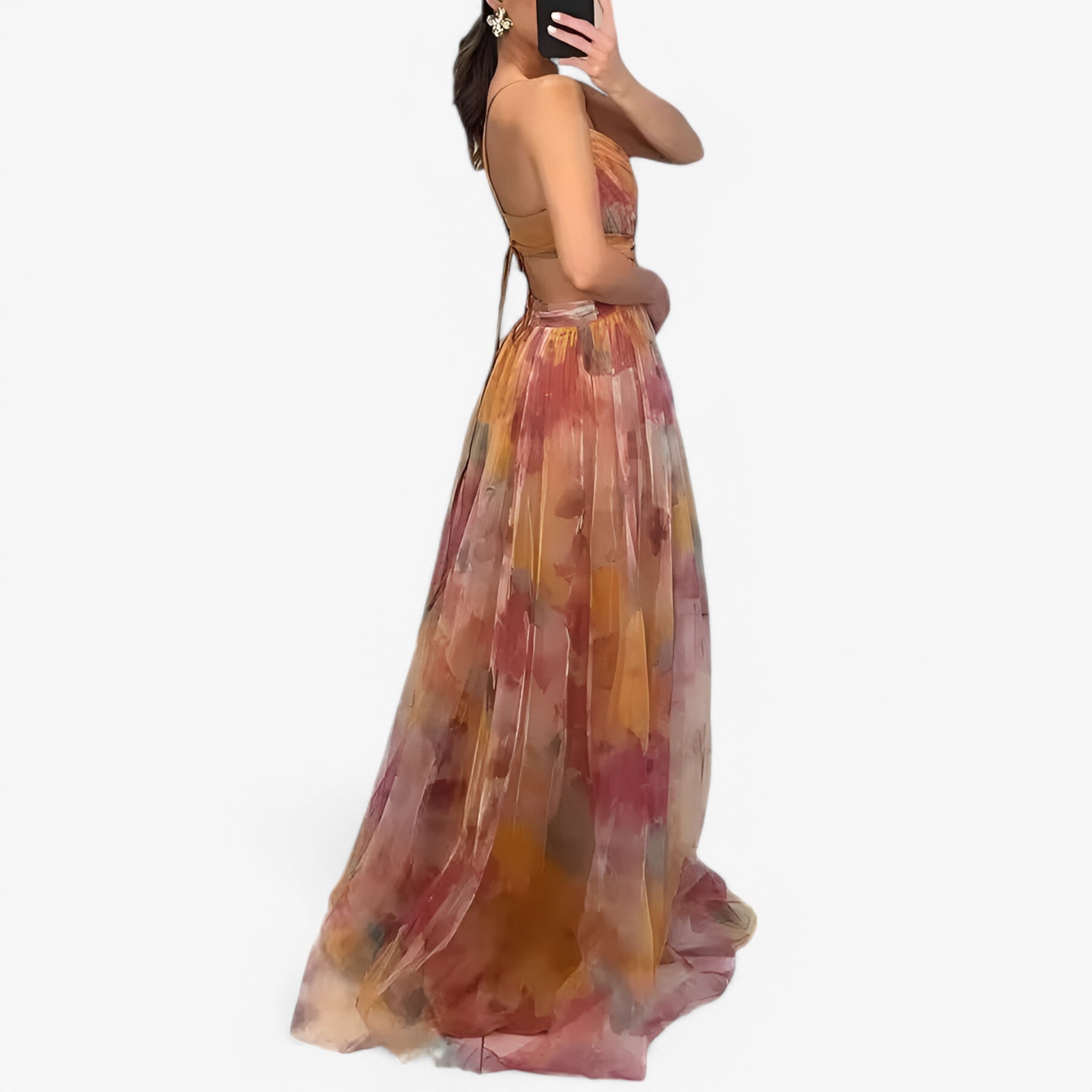 Giulia | Etuikjole med flæser - - women's fashion - {{ product_tags }