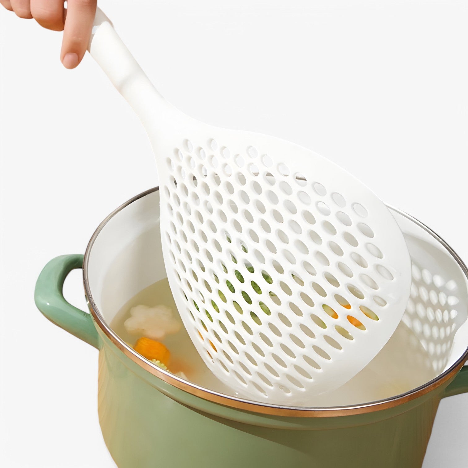 Zuri | Stor antislip køkken ske – Perfekt til supper og nudler - - house & garden - {{ product_tags }