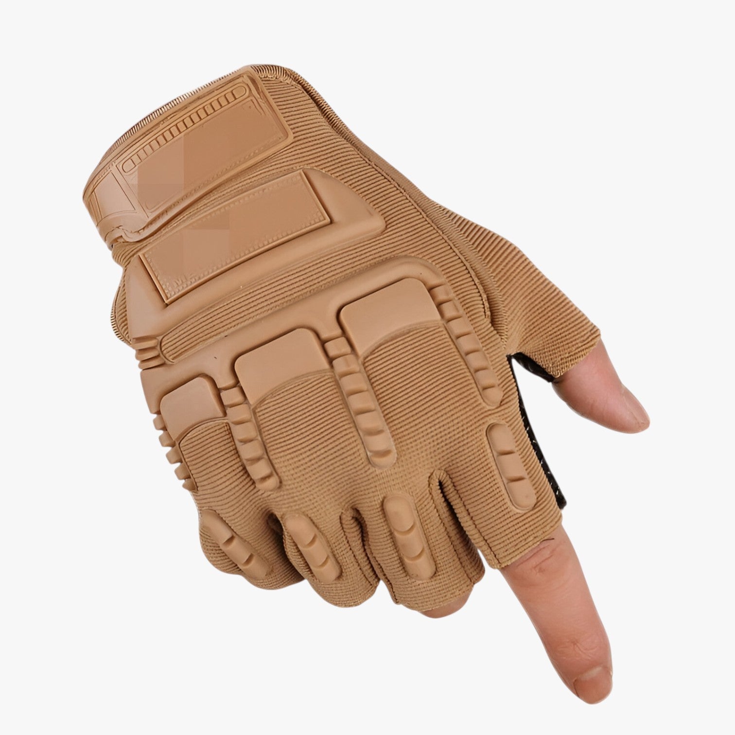 Joseph | Greb & Beskyttelse: Taktiske Halvfinger Handsker - Khaki - other - {{ product_tags }