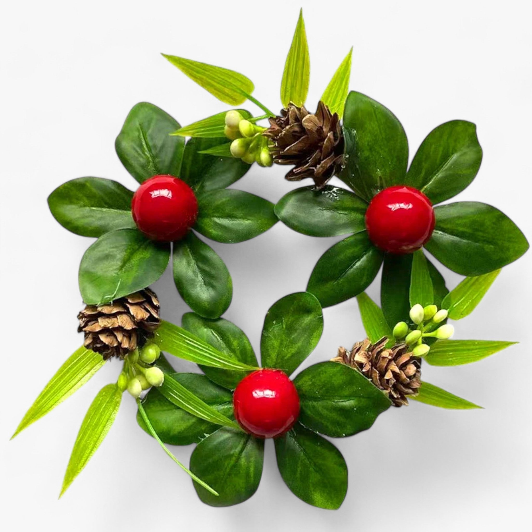 Mandy | DIY Julekrans - Kunstig slange til festdekoration - Blomst 6 1 +1 GRATIS - christmas - {{ product_tags }