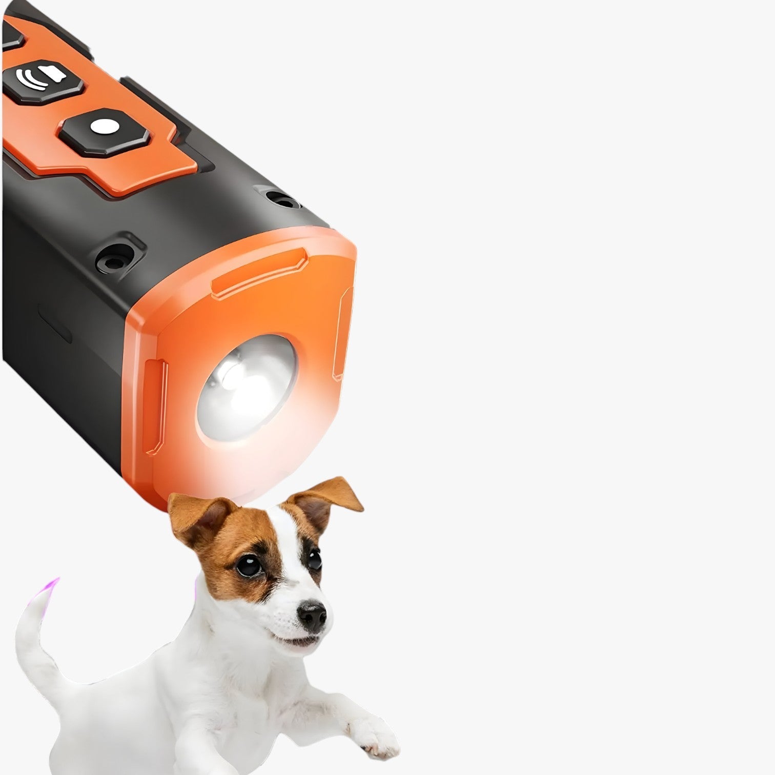 Amos | Ultrasound anti-barking device – genopladelig med LED-lommelygte - - other - {{ product_tags }
