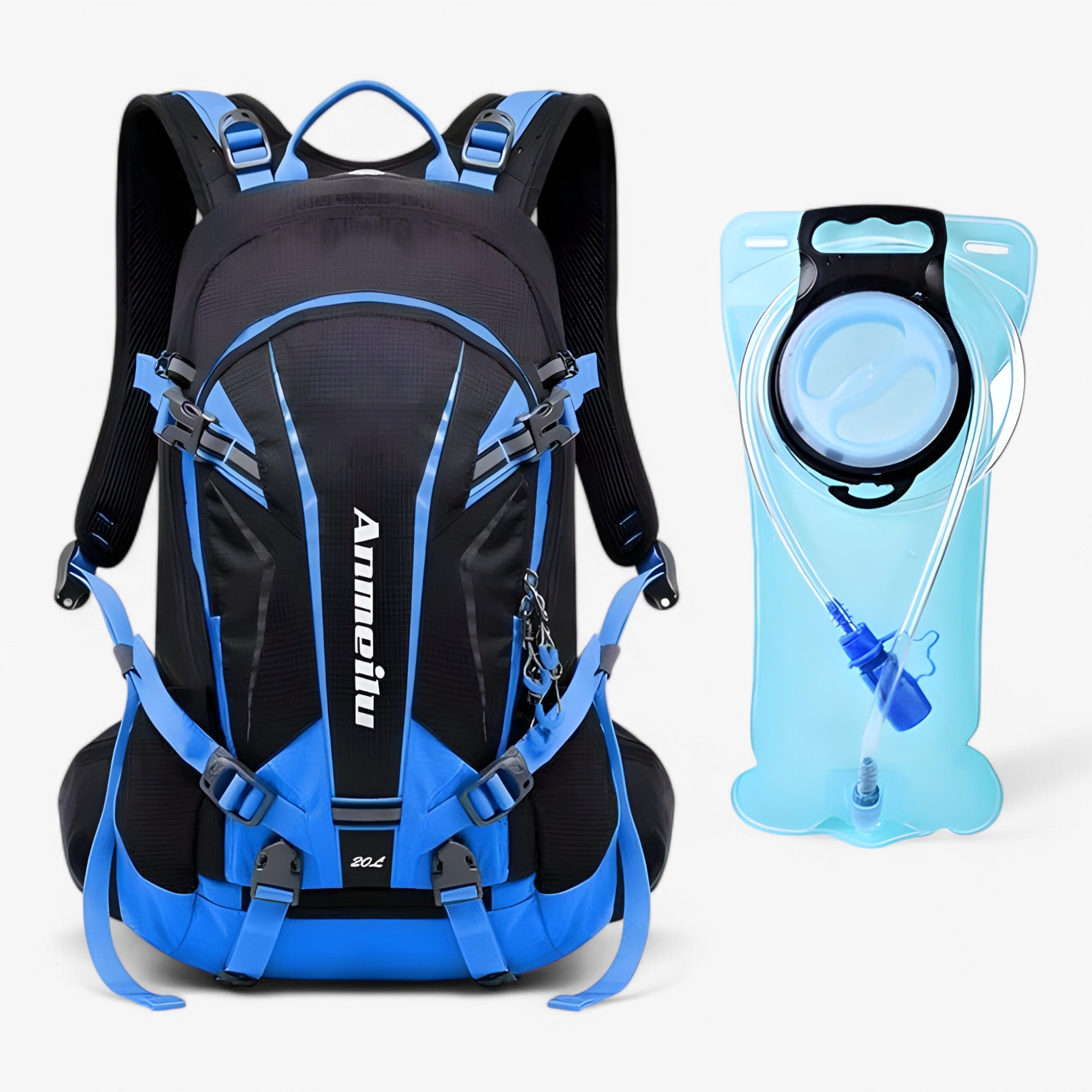 Hudson | 20L Cykelrygsæk - blå med 2L taske 20L - bags - {{ product_tags }