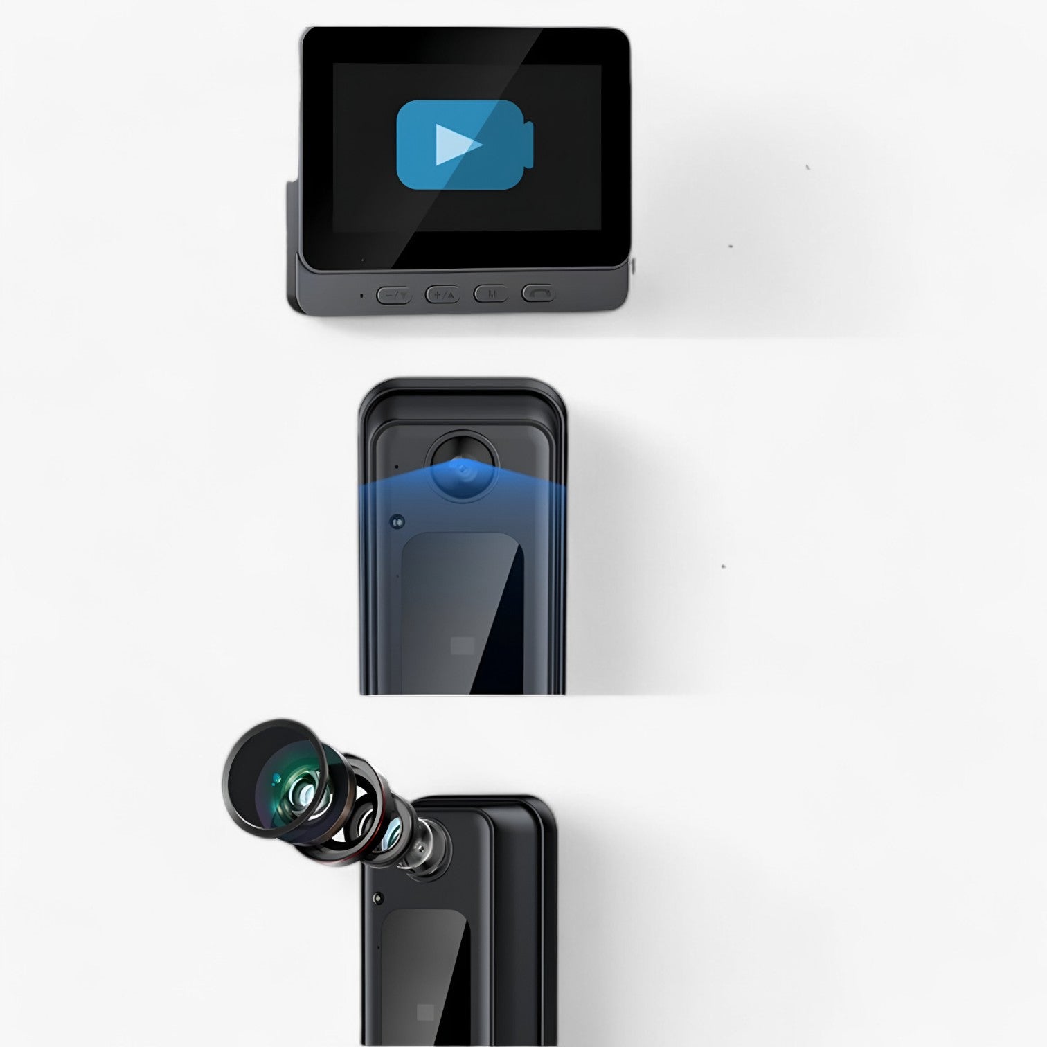 Nael | Trådløs videodørklokke med 8MP og vidvinkelobjektiv - - Nael | Trådløs videodørklokke med 8MP og vidvinkelobjektiv- €25 - {{ product_tags }