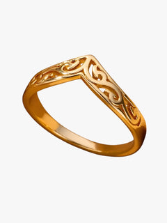 Brianna | Elegant guld ring – Stilfuld glans til enhver lejlighed