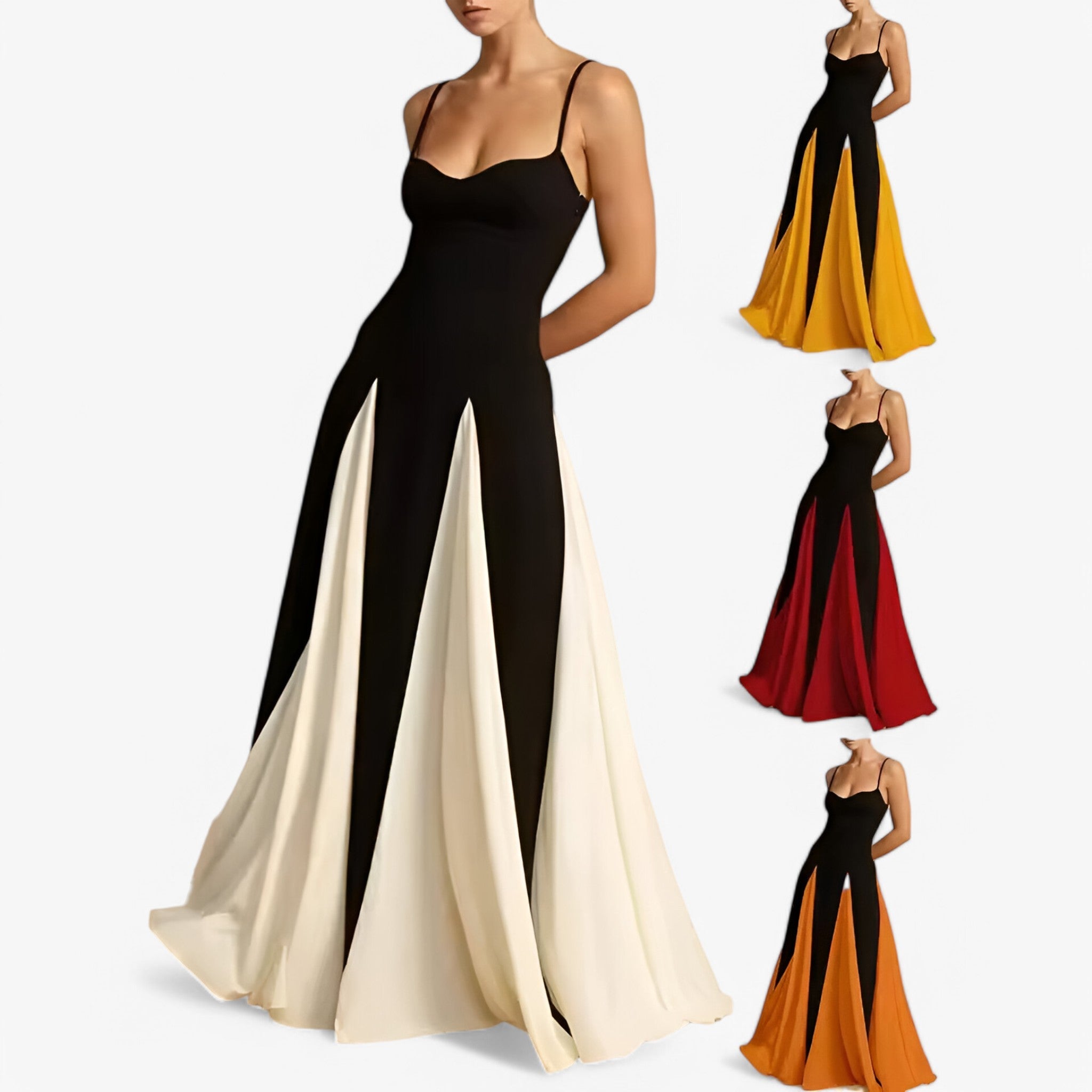 Isabella | Aftenkjole med åbne skuldre - - women's fashion - {{ product_tags }