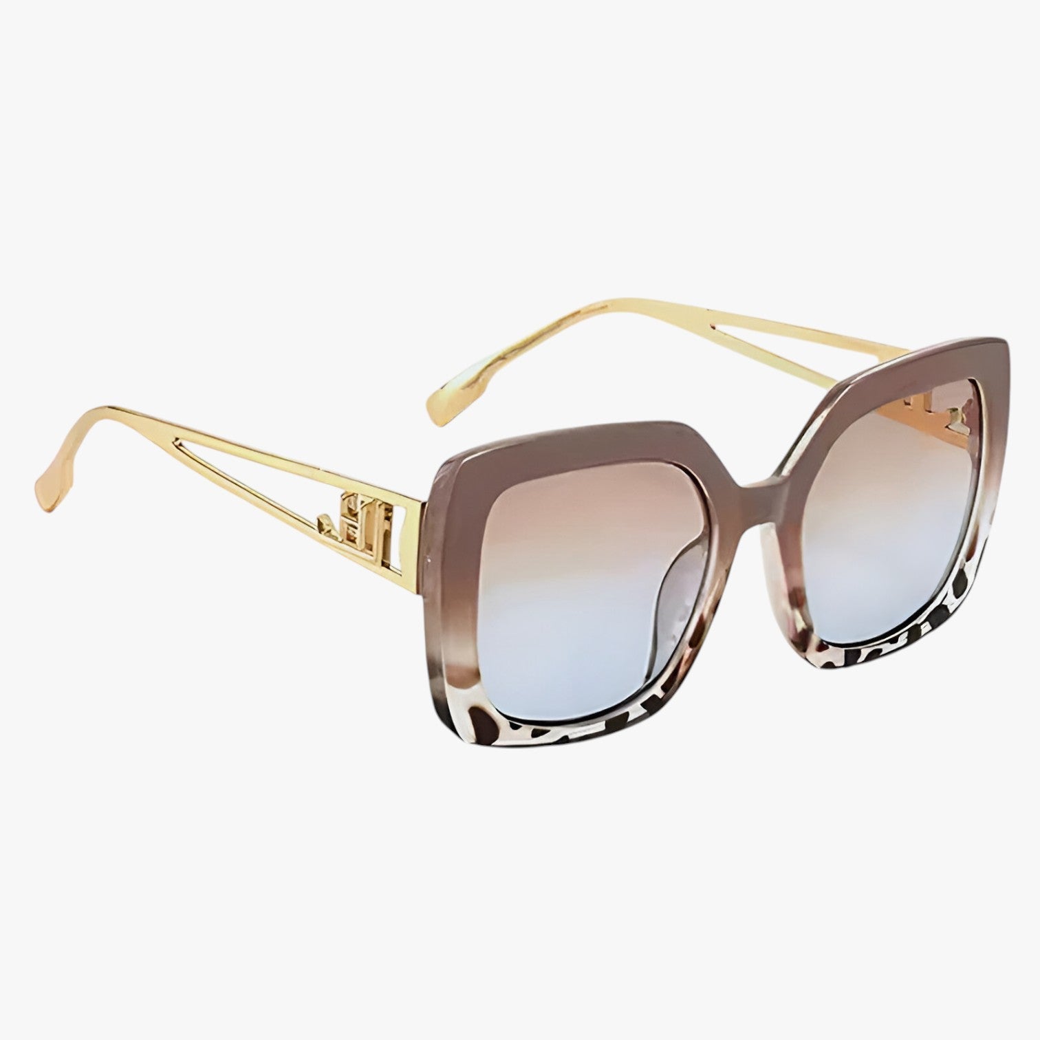Ensley | Vintage solbrille med gennemsigtigt stel og luksuriøse gradient linser - - watches - {{ product_tags }