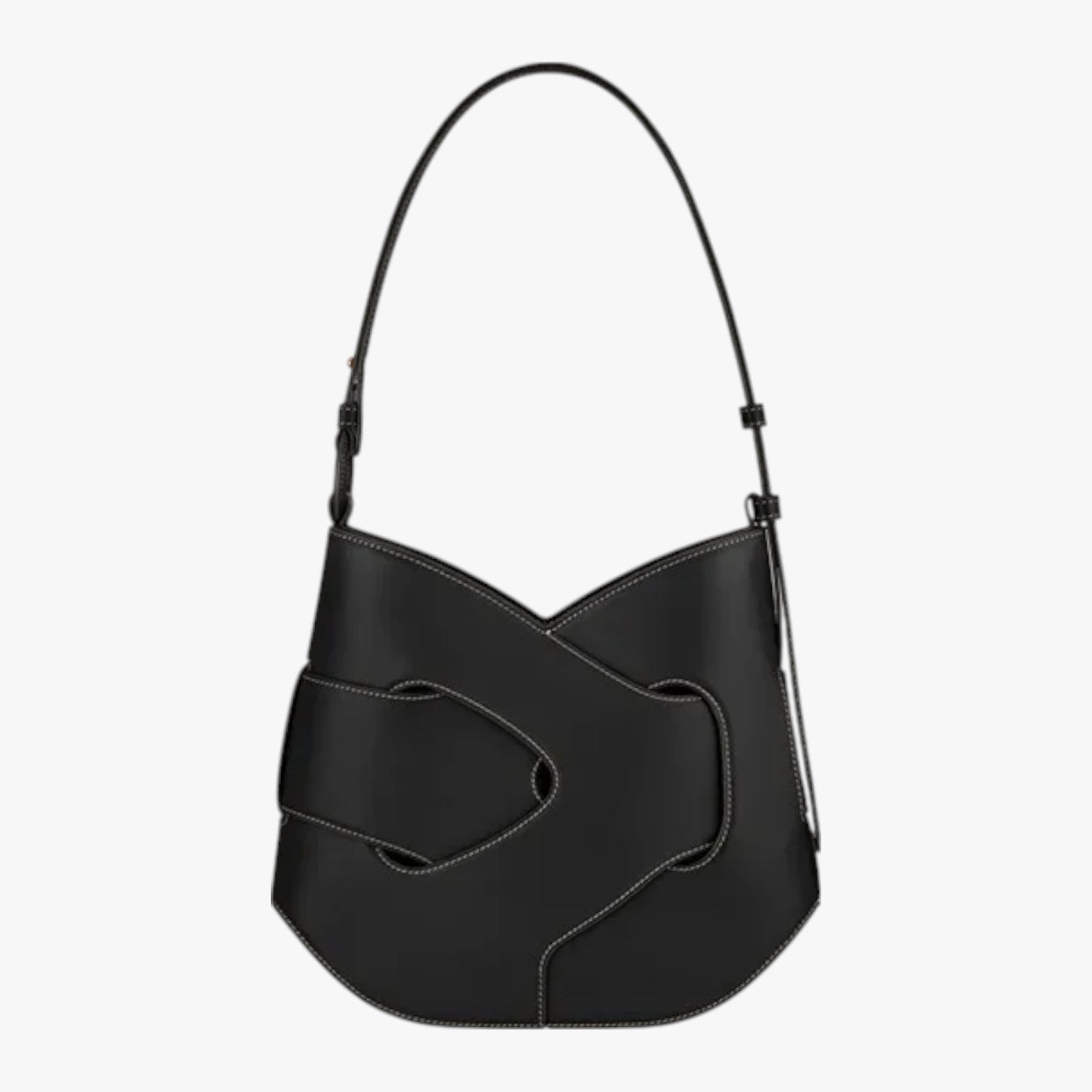 Skye | Håndtaske i flettet læder - Frankrig Sort 26x6x28cm - Skye | Håndtaske i flettet læder - €25 - {{ product_tags }