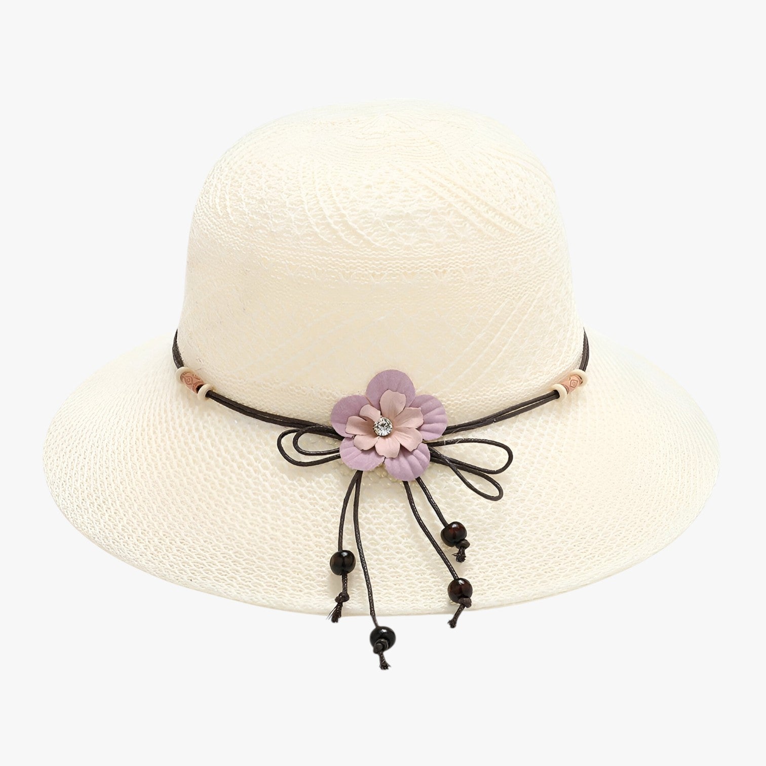 Analisa | Sommerhat til damer – Stilfuld solbeskyttelse - lys beige - women's fashion - {{ product_tags }