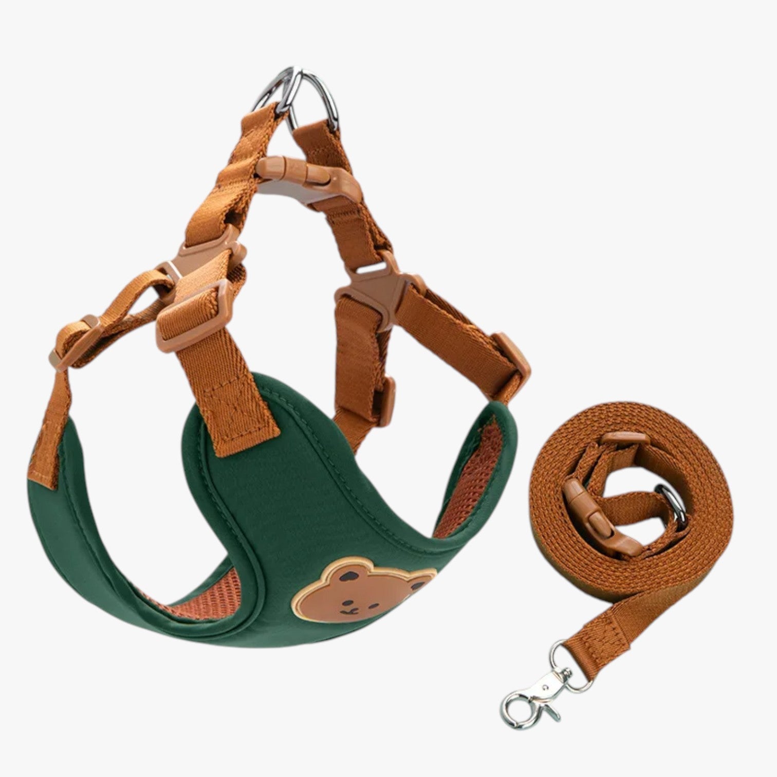 Marineblå | Åndbar sele med snor til små dyr - Grøn KINA - Alina | Kvindetøj i talje - Elegance og alsidighed til jeans, kjoler og bukser - €25 - {{ product_tags }