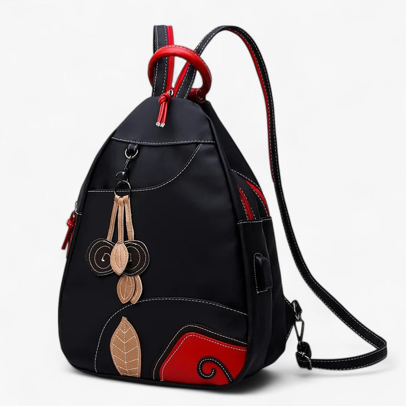 Clara | Vandtæt og rummelig nylon rygsæk til skole og rejser - - bags - {{ product_tags }