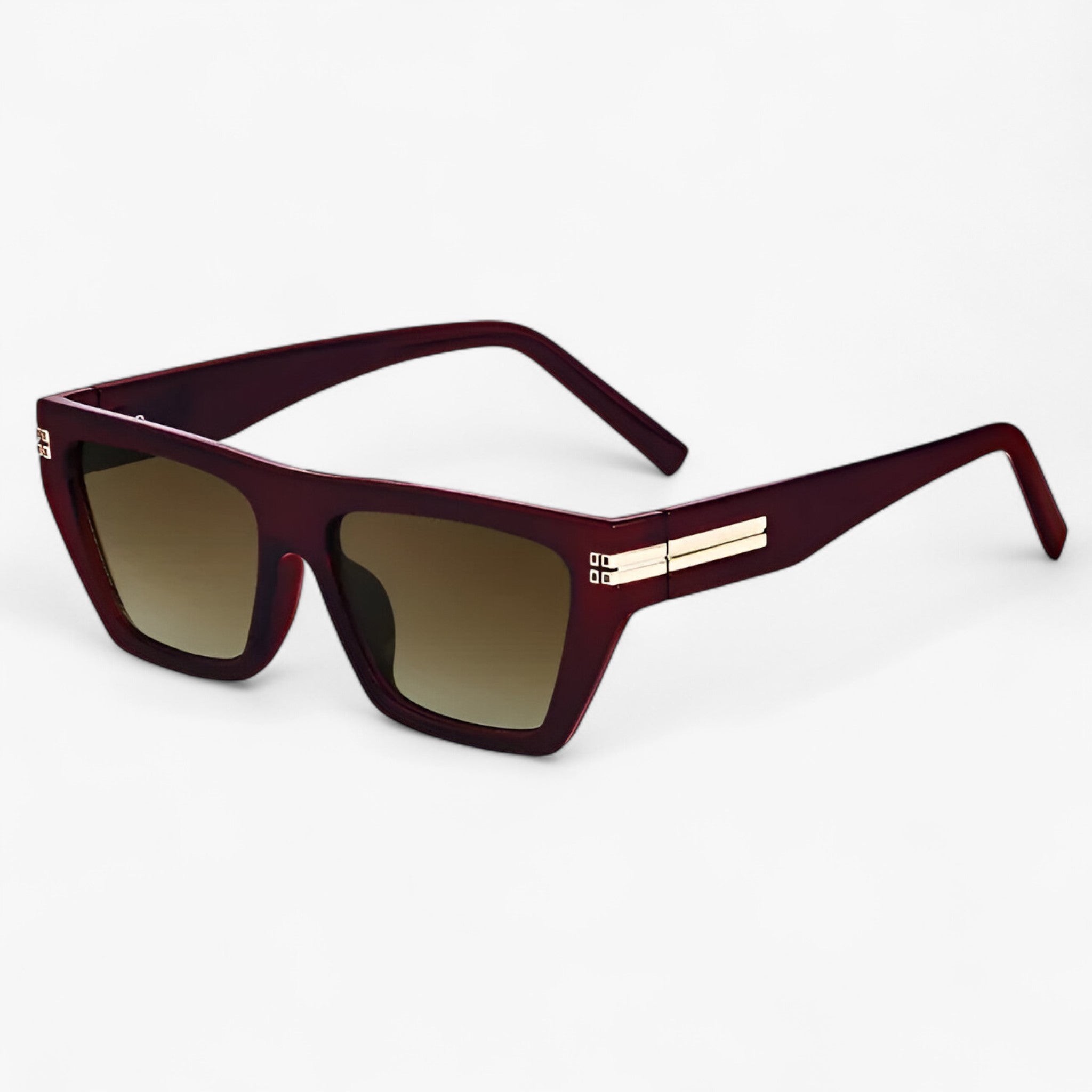 Diego | Klassiske firkantede solbriller til cykling og livsstil - brun - men's fashion - {{ product_tags }