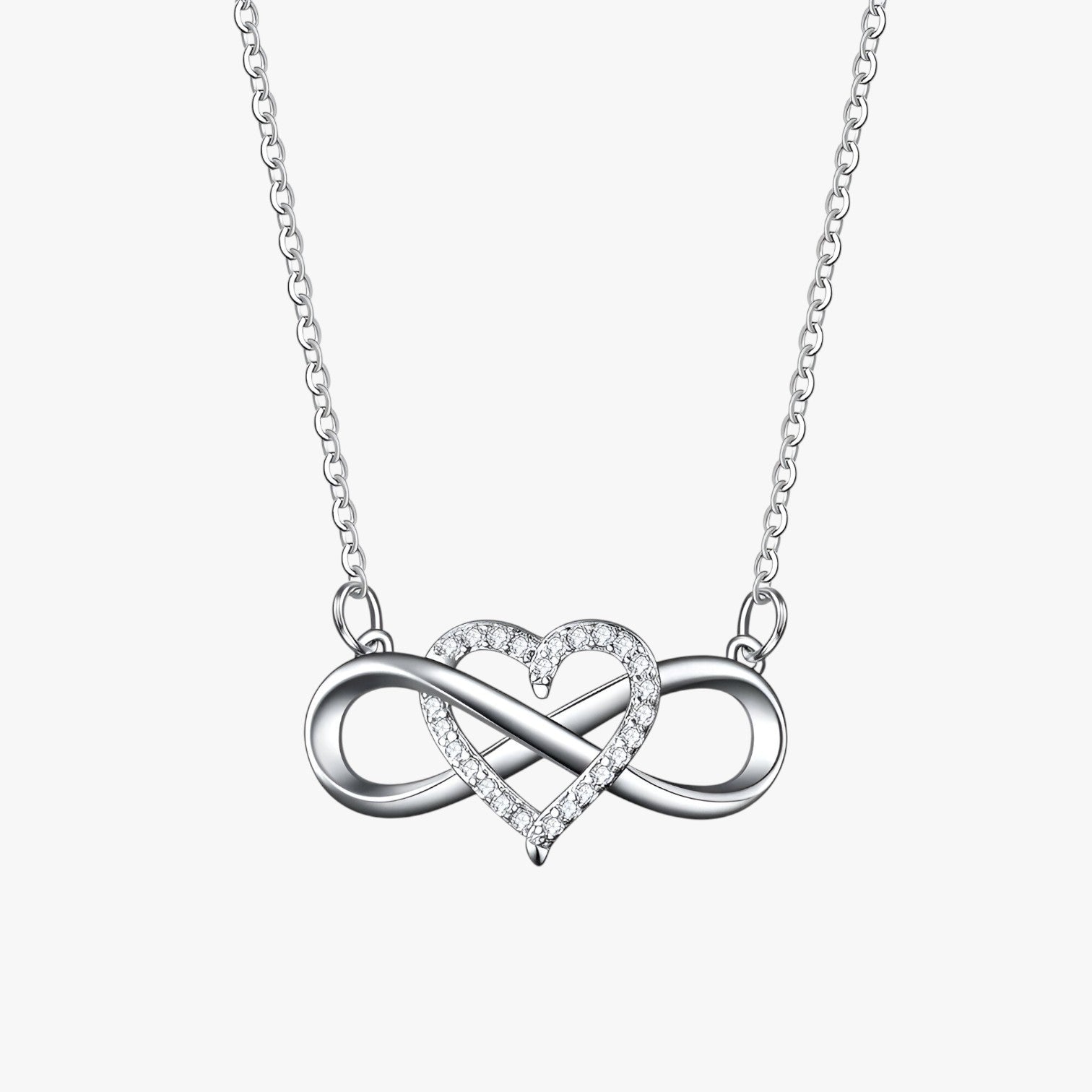 Chana | Elegant halskæde med hjertetilvedel - Sølv - women's fashion - {{ product_tags }