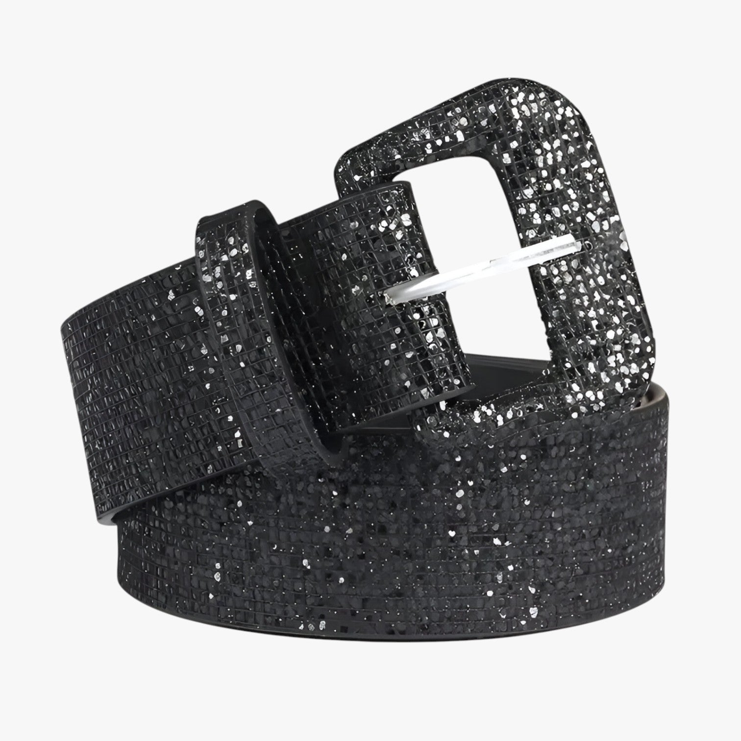 Zoe | Skinnende Bælte med Pailletter til Jeans og Frakker - Sort - women's fashion - {{ product_tags }