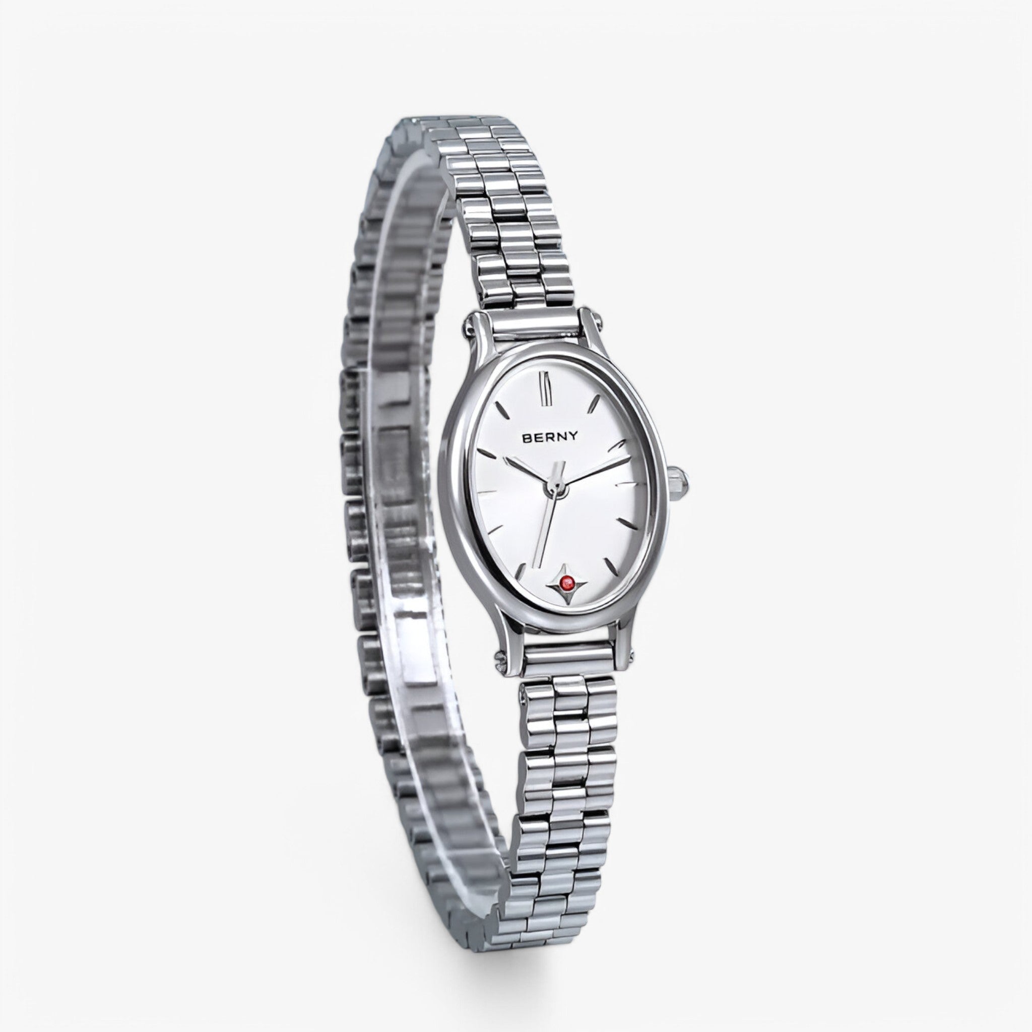 Ruby | Minimalistisk ovalt armbåndsur - - watches - {{ product_tags }