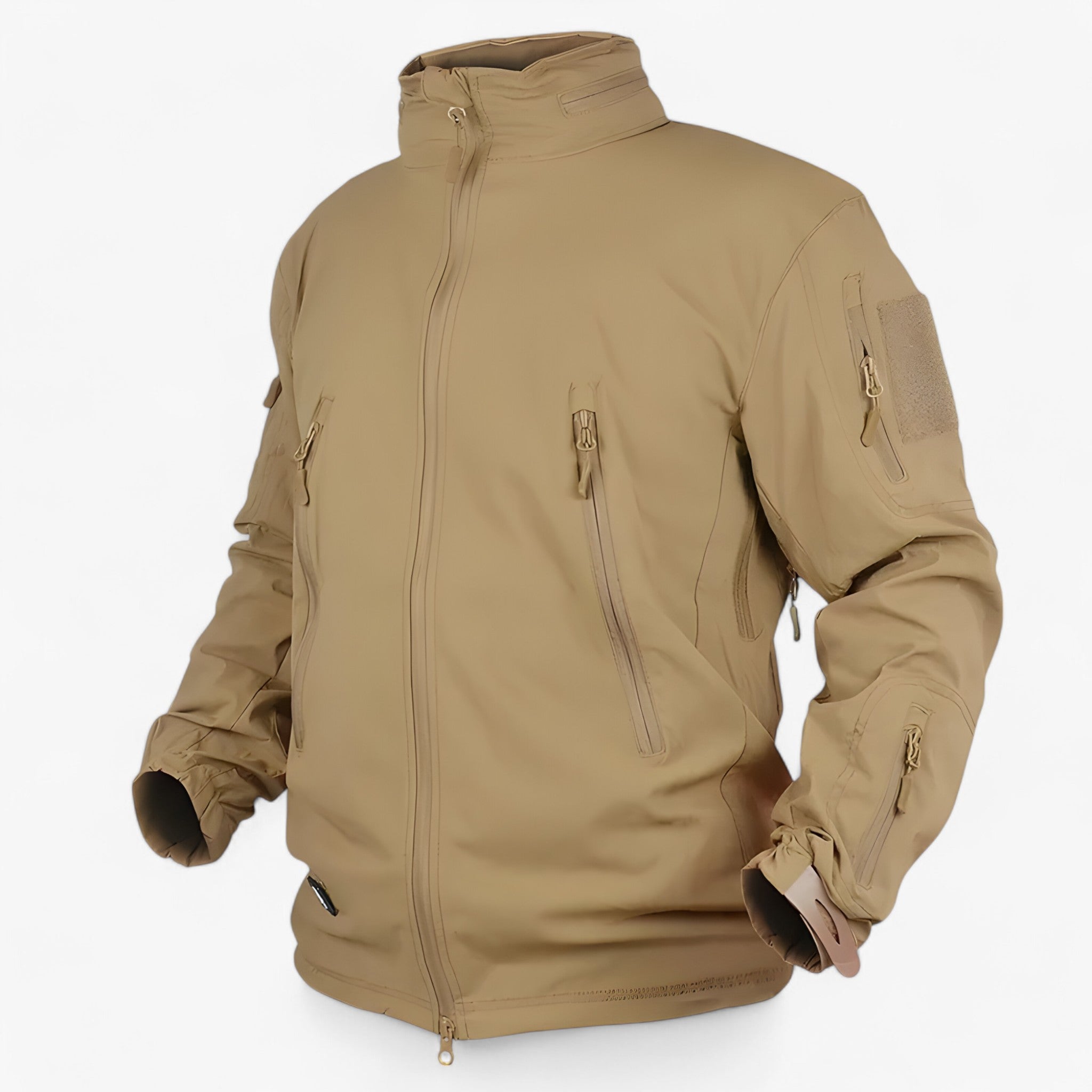 Victor | Taktisk Softshell Jakke – Varm, Vandtæt og Militærinspireret - Khaki - men's fashion - {{ product_tags }