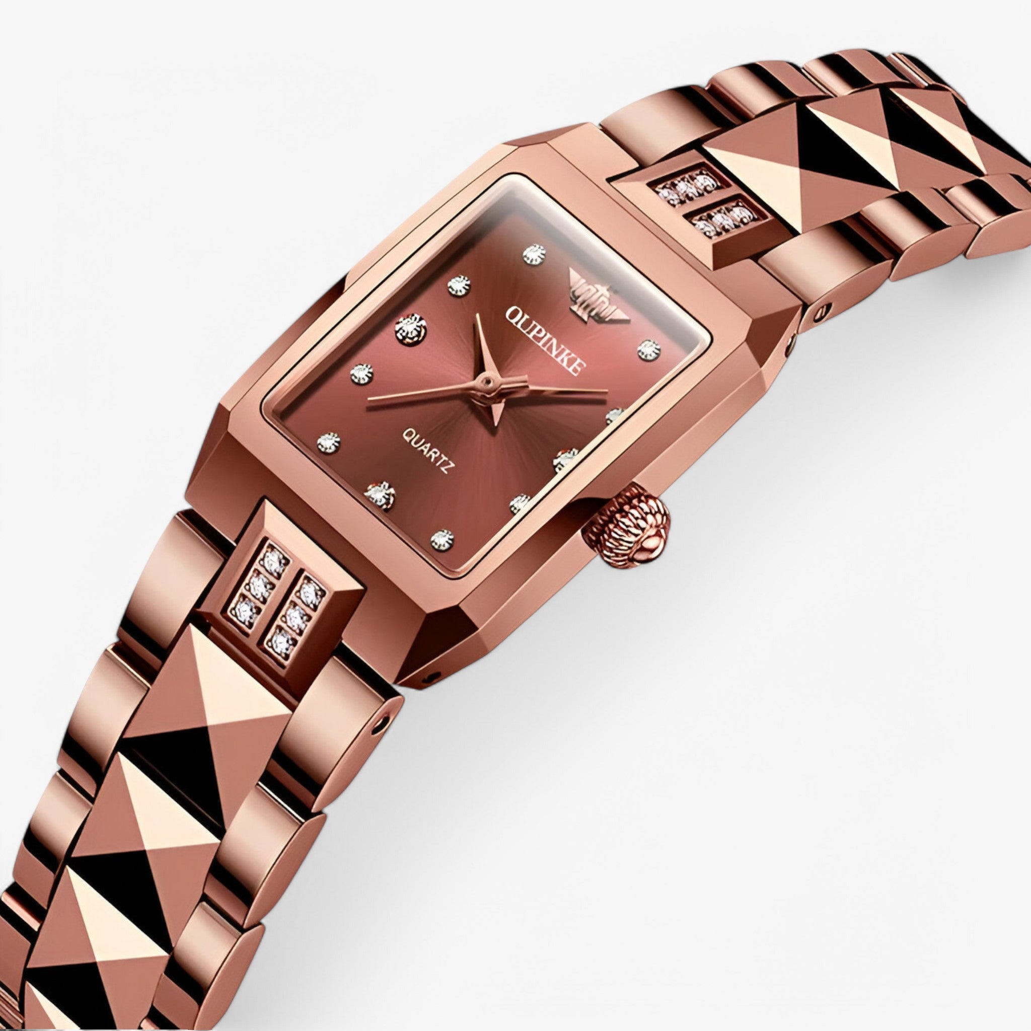Aurelie | Vandtæt luksusur med quartz urværk - Rose guld - watches - {{ product_tags }