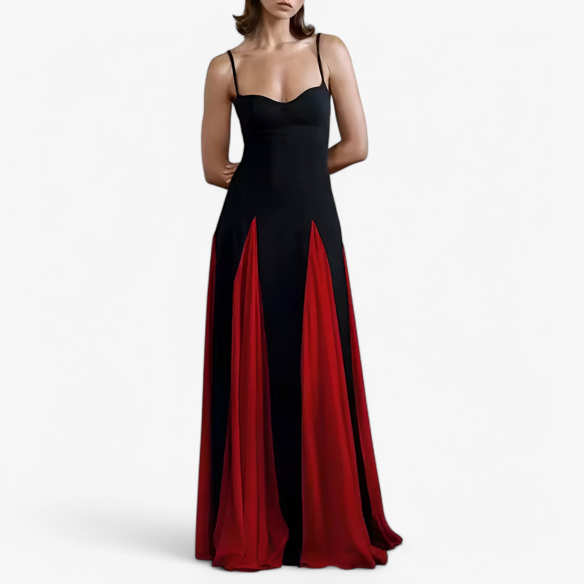 Isabella | Aftenkjole med åbne skuldre - - women's fashion - {{ product_tags }