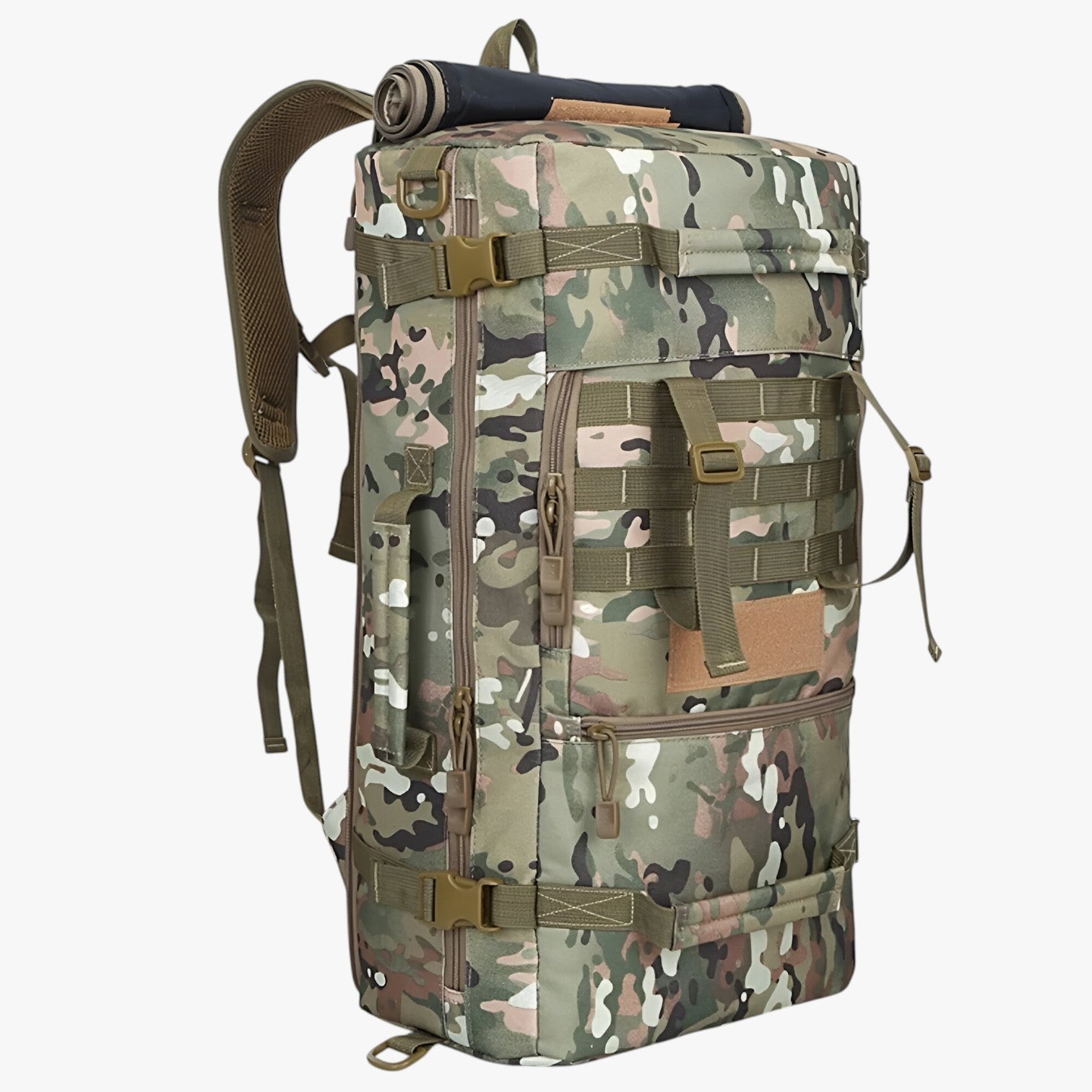 Bernardo | Stor 50L vandrerygsæk til camping, trekking og bjergbestigning - CP - Bernardo | Stor 50L vandrerygsæk til camping, trekking og bjergbestigning- €25 - {{ product_tags }