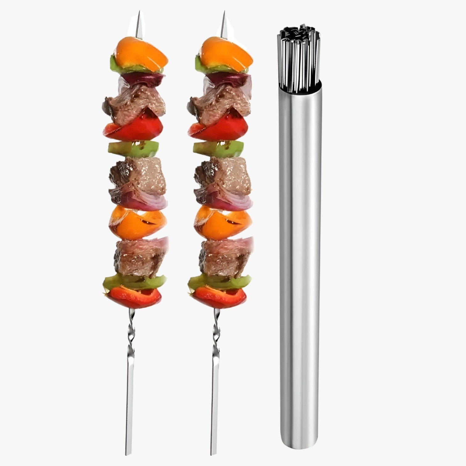 Gavin | 15 stk rustfrit stål BBQ-spidser – genanvendelige og perfekte til grillning - - Gavin | 15 stk rustfrit stål BBQ-spidser – genanvendelige og perfekte til grillning- €25 - {{ product_tags }