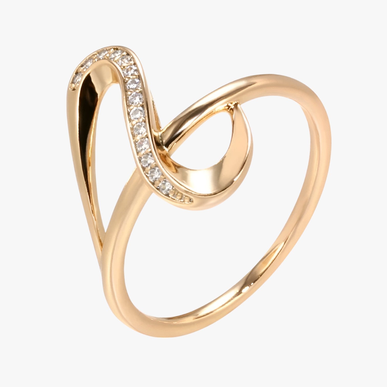 Kiara | Elegant ring i rosaguld med zirkoner - - watches - {{ product_tags }