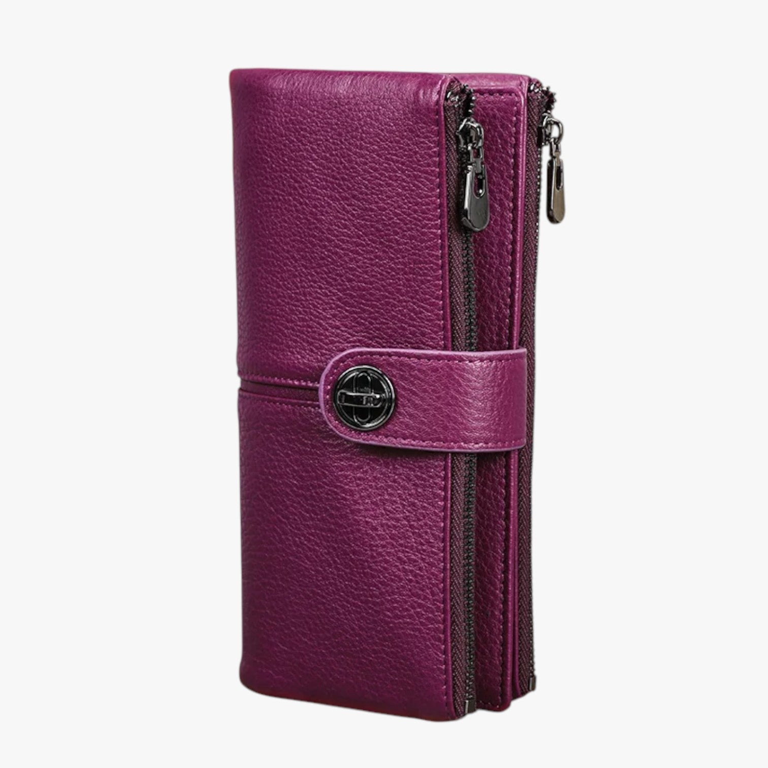 Alivia | Damenlæderpung med AirTag Elegant, Sikker og Alsidig - Lilla - Alivia | Damenlæderpung med AirTag Elegant, Sikker og Alsidig - €25 - {{ product_tags }