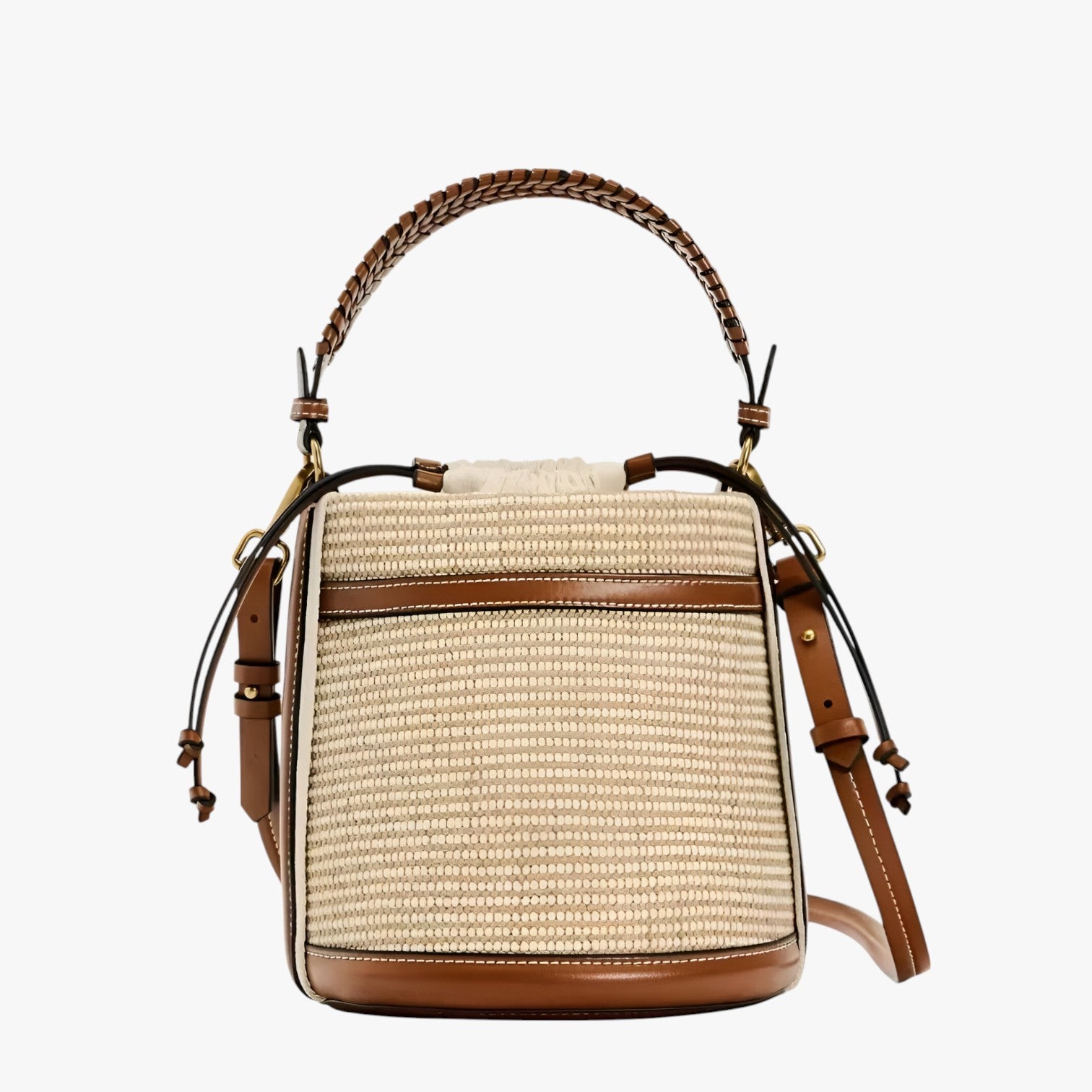 Chiara | Rieten Sommer Skuldertaske til Damer – Lette, Stilige & Praktiske - Brun - bags - {{ product_tags }