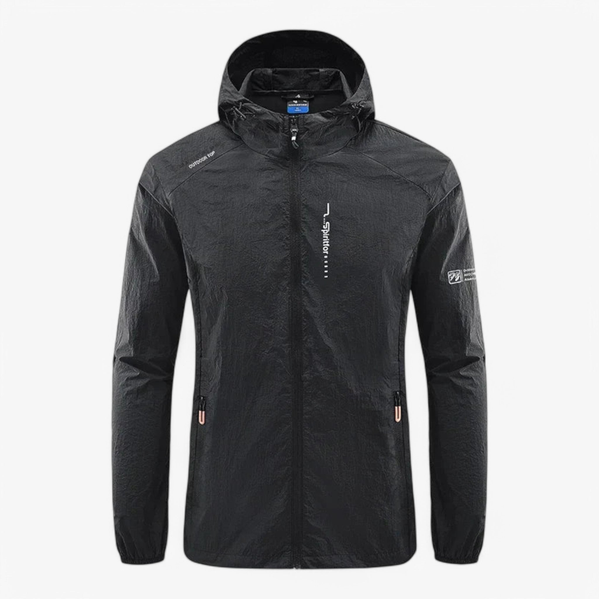 Mason - Behagelig vind- og vandtæt jakke - Sort - Mason - Behagelig vind- og vandtæt jakke - €25 - {{ product_tags }