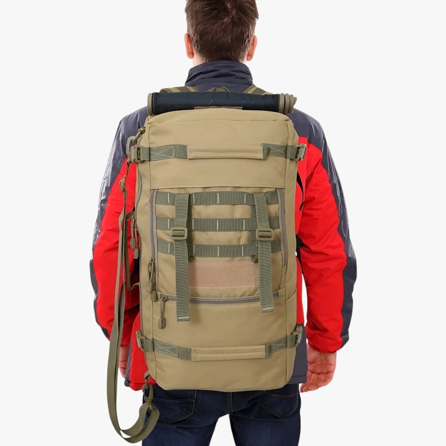 Bernardo | Stor 50L vandrerygsæk til camping, trekking og bjergbestigning - - Bernardo | Stor 50L vandrerygsæk til camping, trekking og bjergbestigning- €25 - {{ product_tags }