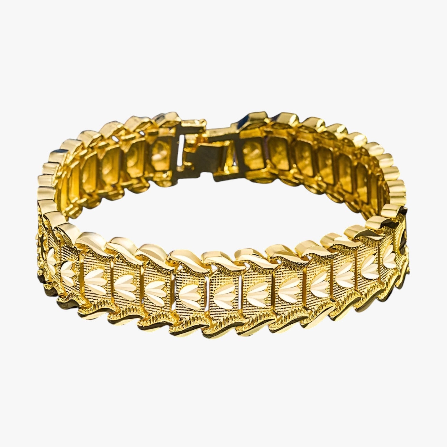 Jedrick | Statement stil med 24K glans – Bæredygtig retro armbånd til herrer - - watches - {{ product_tags }