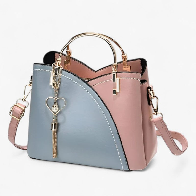 Loisa | Elegant og alsidig læder-crossbody taske til damer i trendy farver - Himmelblå - bags - {{ product_tags }