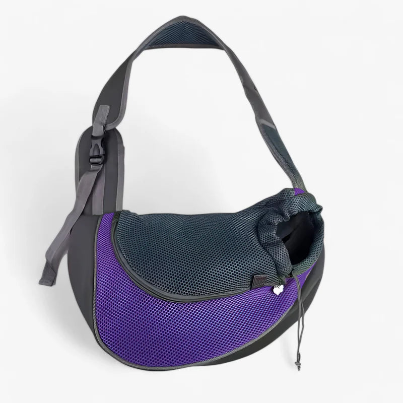 PawGo | Komfortabel bæretaske til katte og hunde - rygsæk og skuldertaske i ét - lilla - baby - {{ product_tags }