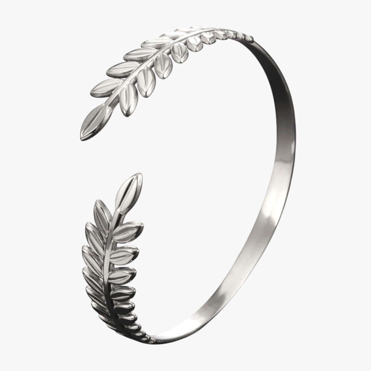 Adele | Gyldent Boho Armbånd med Loreblad – Klassisk Elegance, der Inspirerer - Stålfarve Justerbar - Adele | Gyldent Boho Armbånd med Loreblad – Klassisk Elegance, der Inspirerer - €25 - {{ product_tags }